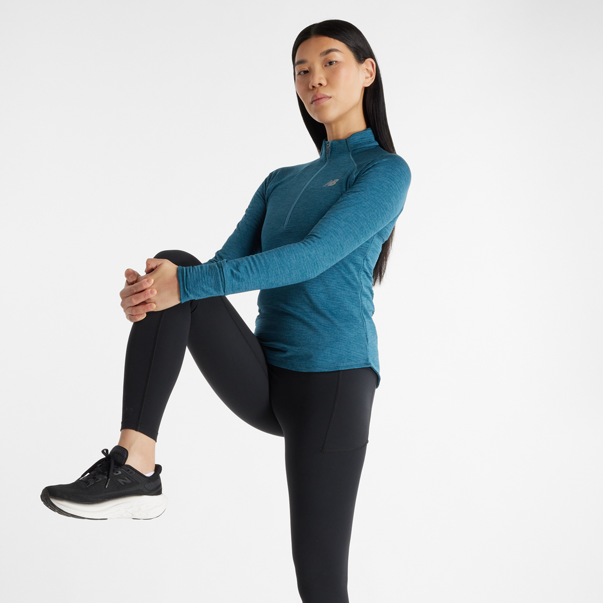New Balance W Athletics Heat Grid Half Zip in