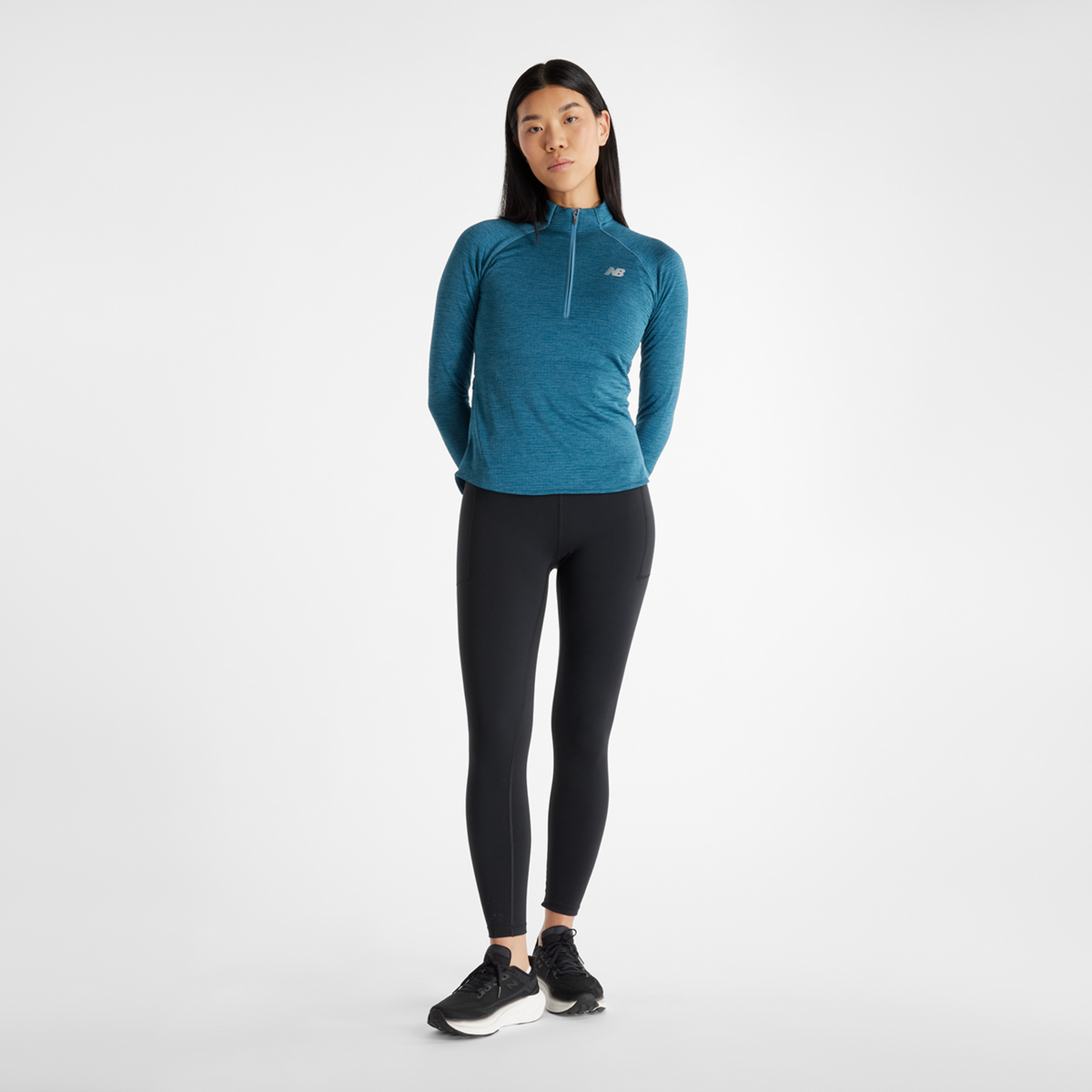 New Balance W Athletics Heat Grid Half Zip in