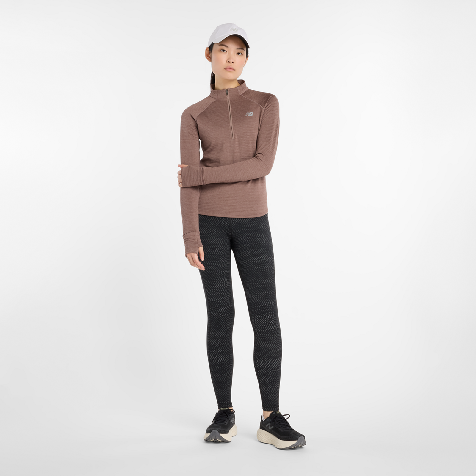 New Balance W Athletics Heat Grid Half Zip in