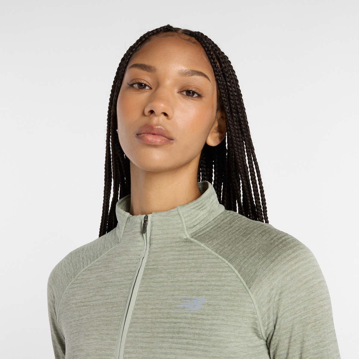 New Balance W Athletics Heat Grid Half Zip in