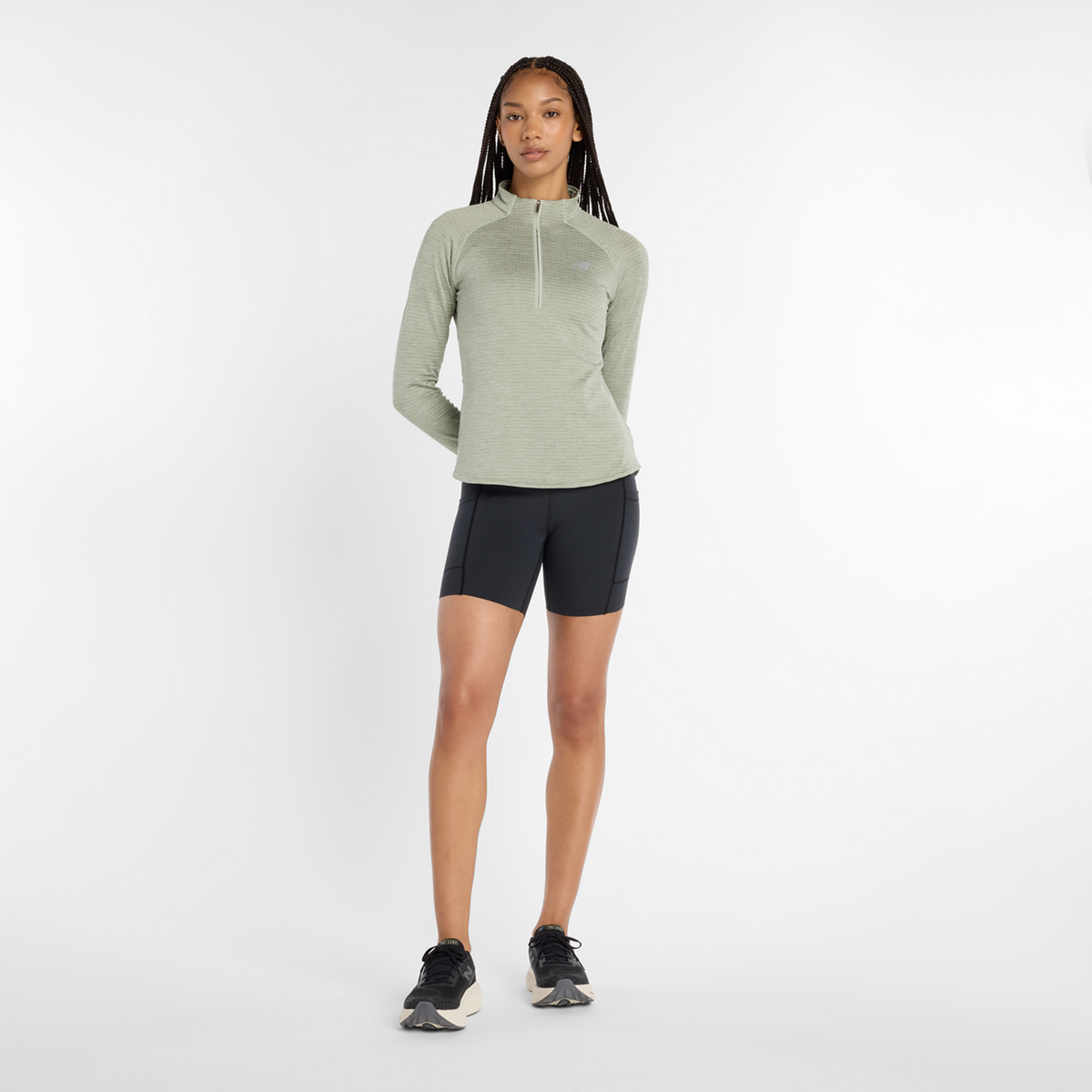 New Balance W Athletics Heat Grid Half Zip in