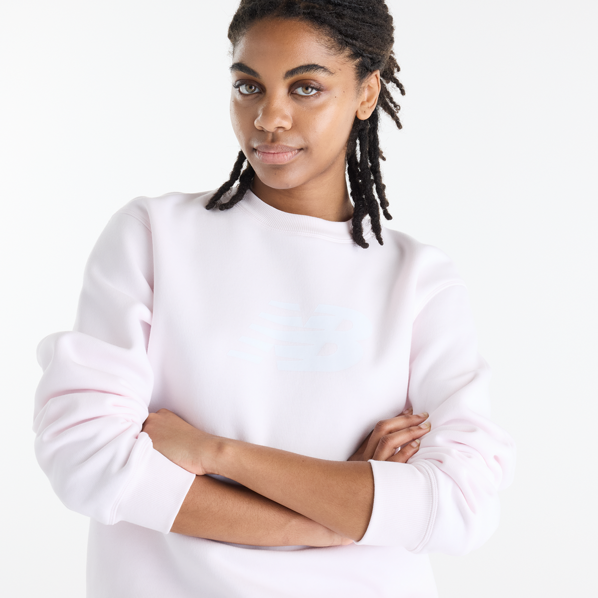 New Balance W Sport Fleece Logo Crew in