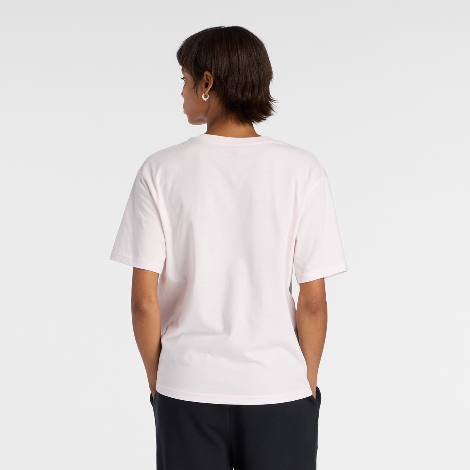New Balance W Sport Jersey Relaxed Logo T-Shirt in