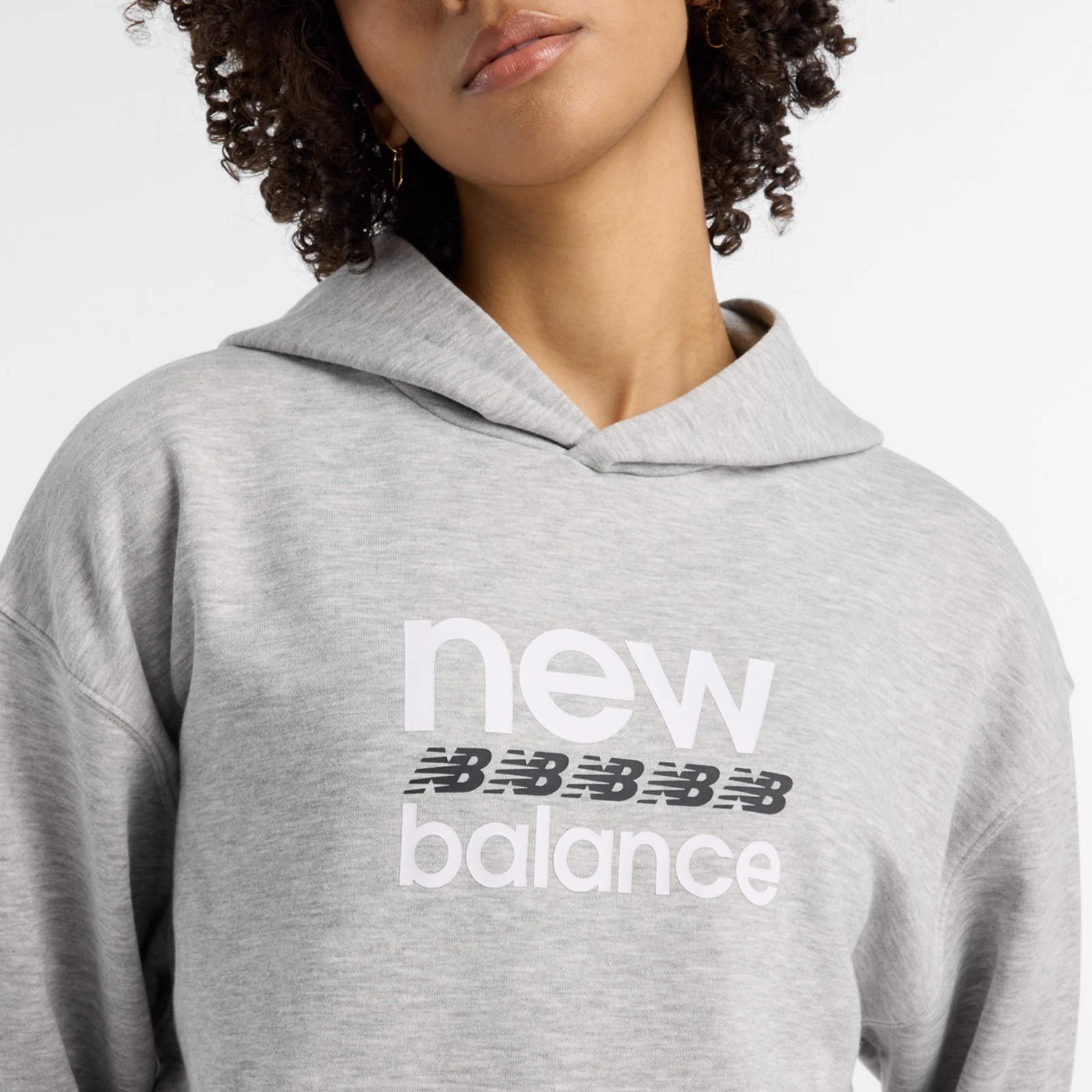 New Balance Sport Graphic French Terry Hoodie in