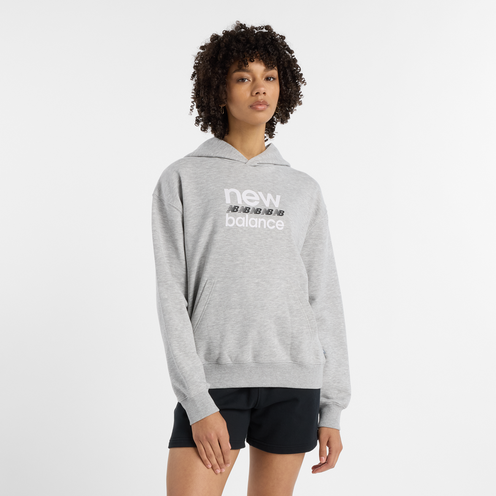 New Balance Sport Graphic French Terry Hoodie in