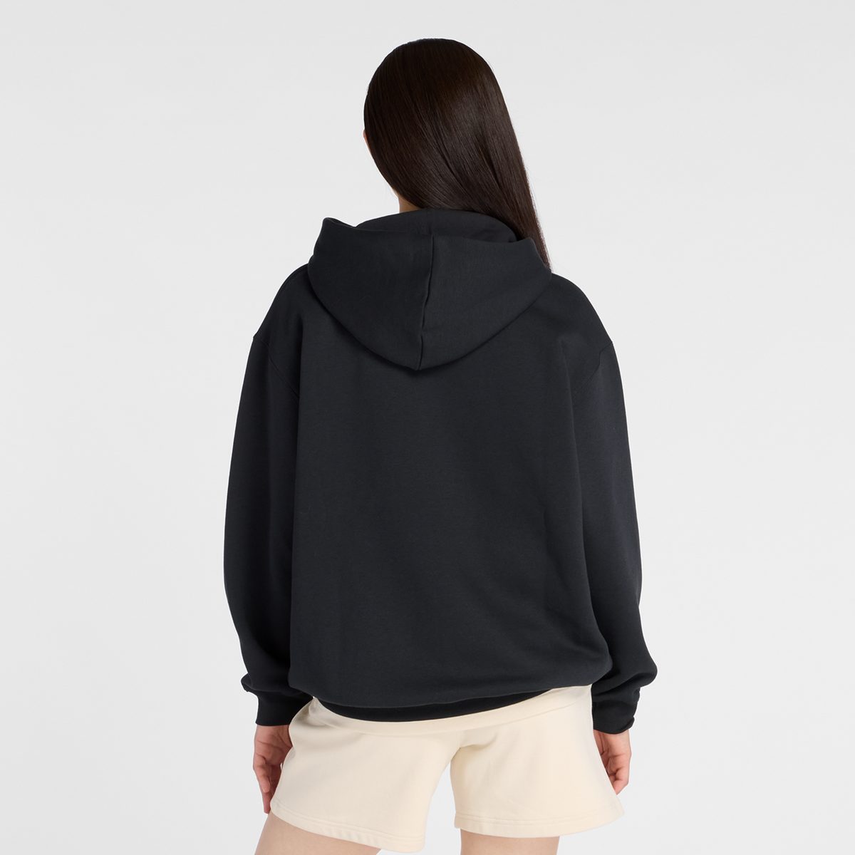 New Balance W Linear Heritage Fleece Long Hoodie in