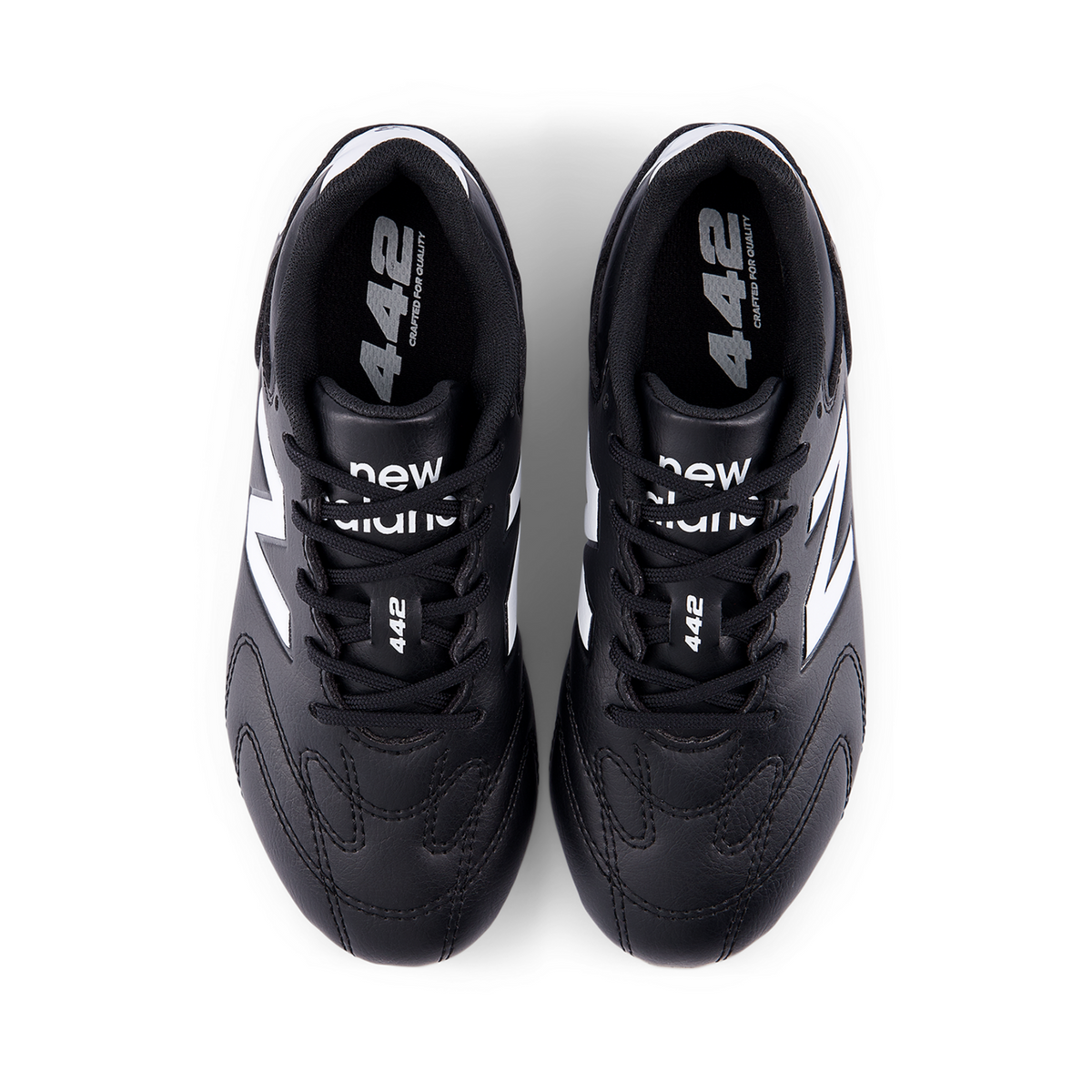 New Balance Y 442 Team Jnr FG v3 Nockenschuhe in SCHWARZ