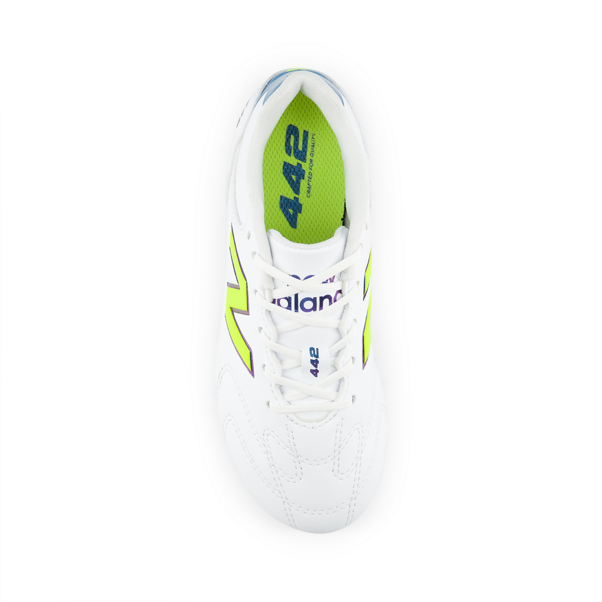 New Balance Y 442 Team Jnr FG v3 Nockenschuhe in WEISS