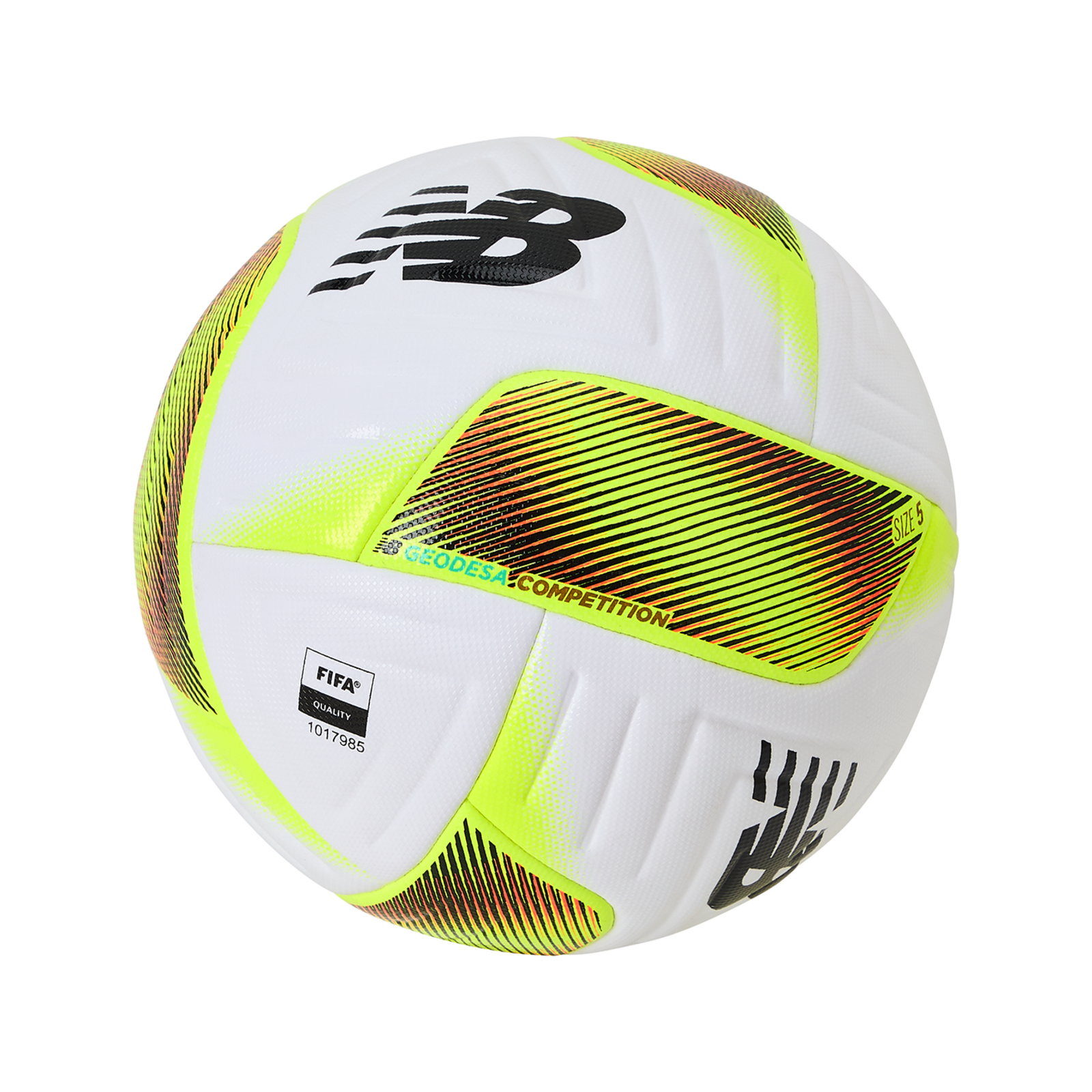 New Balance Geodesa Competition Football - FIFA Quality - Size 5 in WEISS