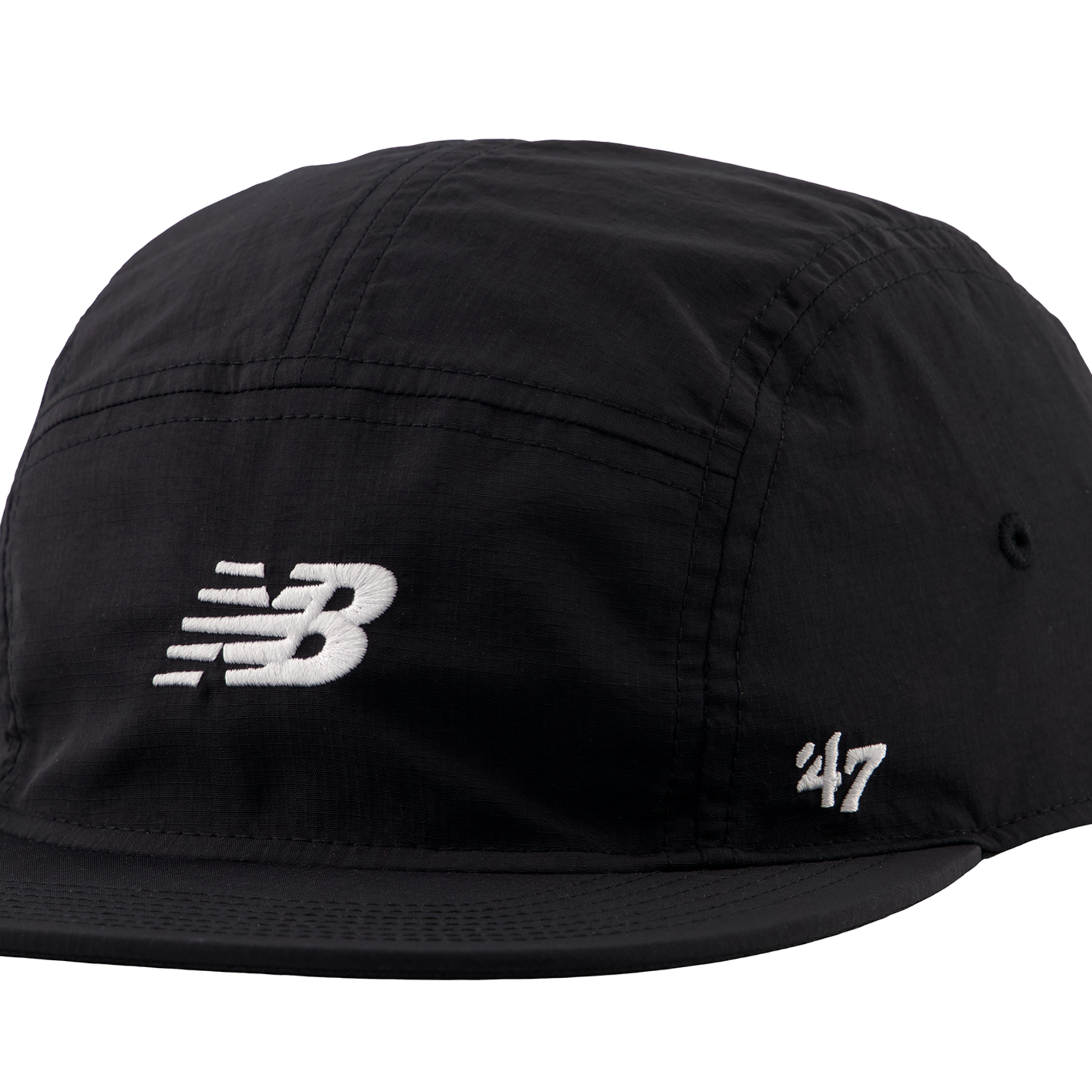 New Balance '47 5 Panel Run Hat in SCHWARZ