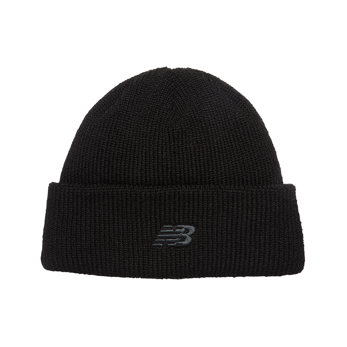 New Balance '47 Cuff Knit Hat in SCHWARZ