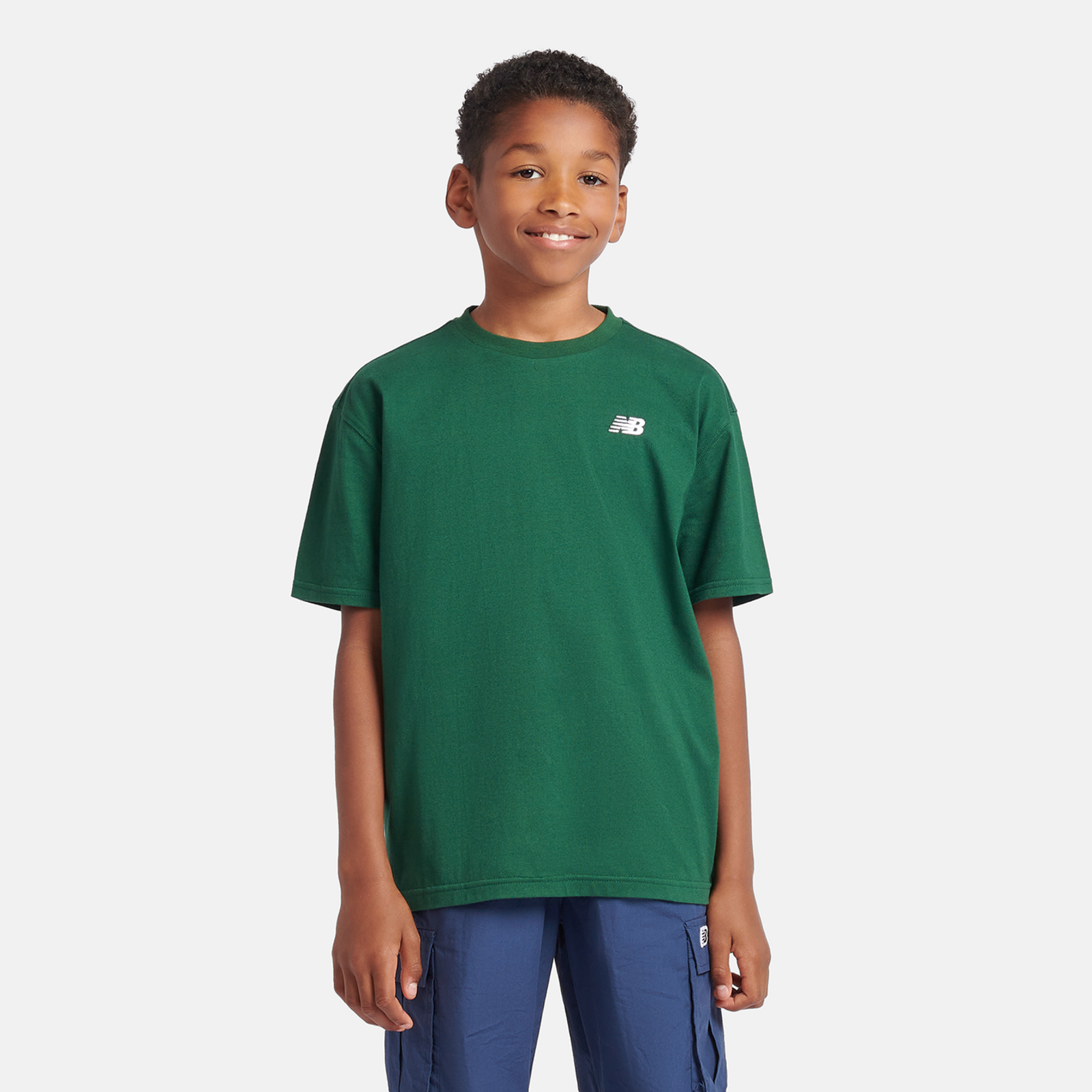 New Balance B New Balance Jersey Small Logo Tee in GRÜN