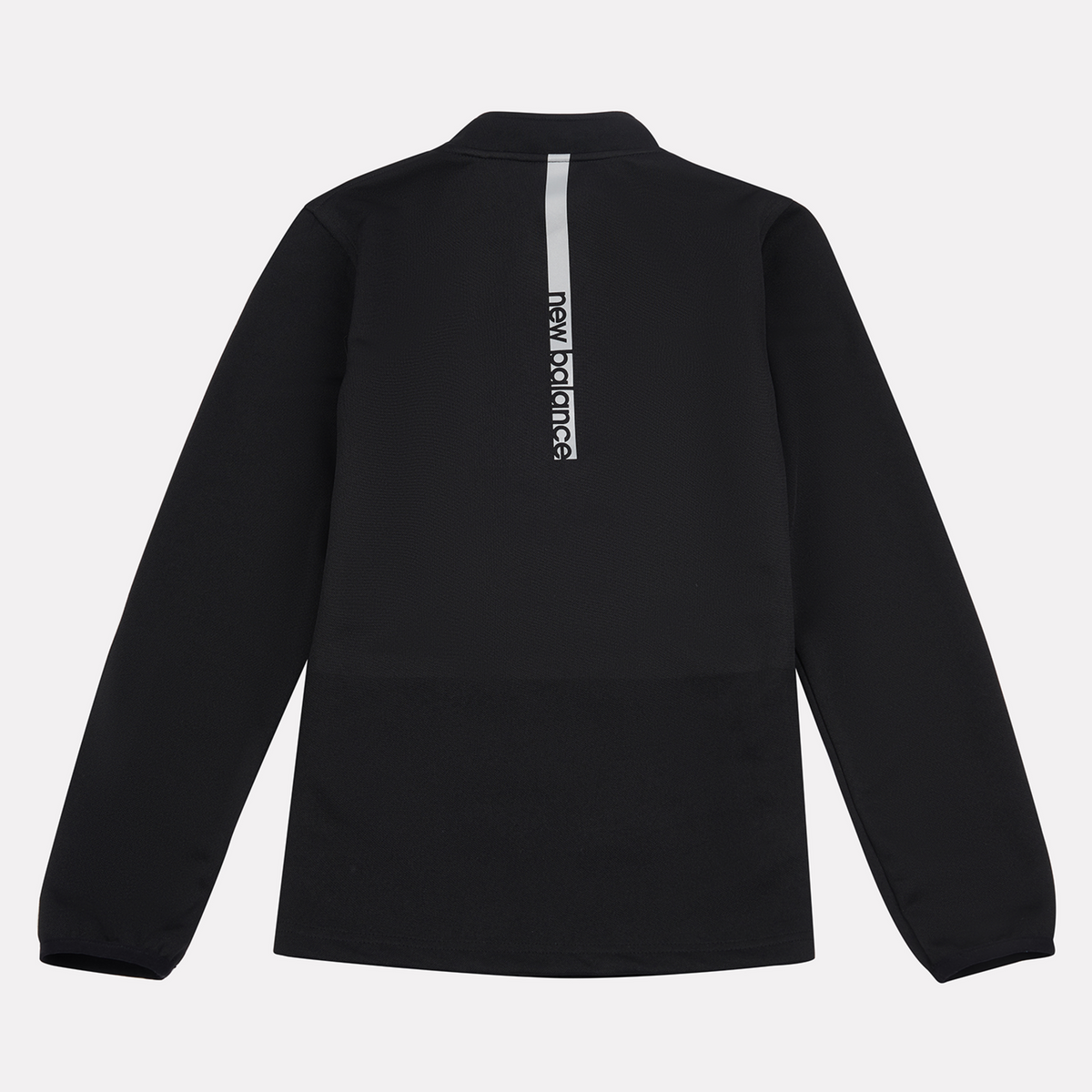 New Balance B NB Tricot Full Zip Funnel Top in SCHWARZ