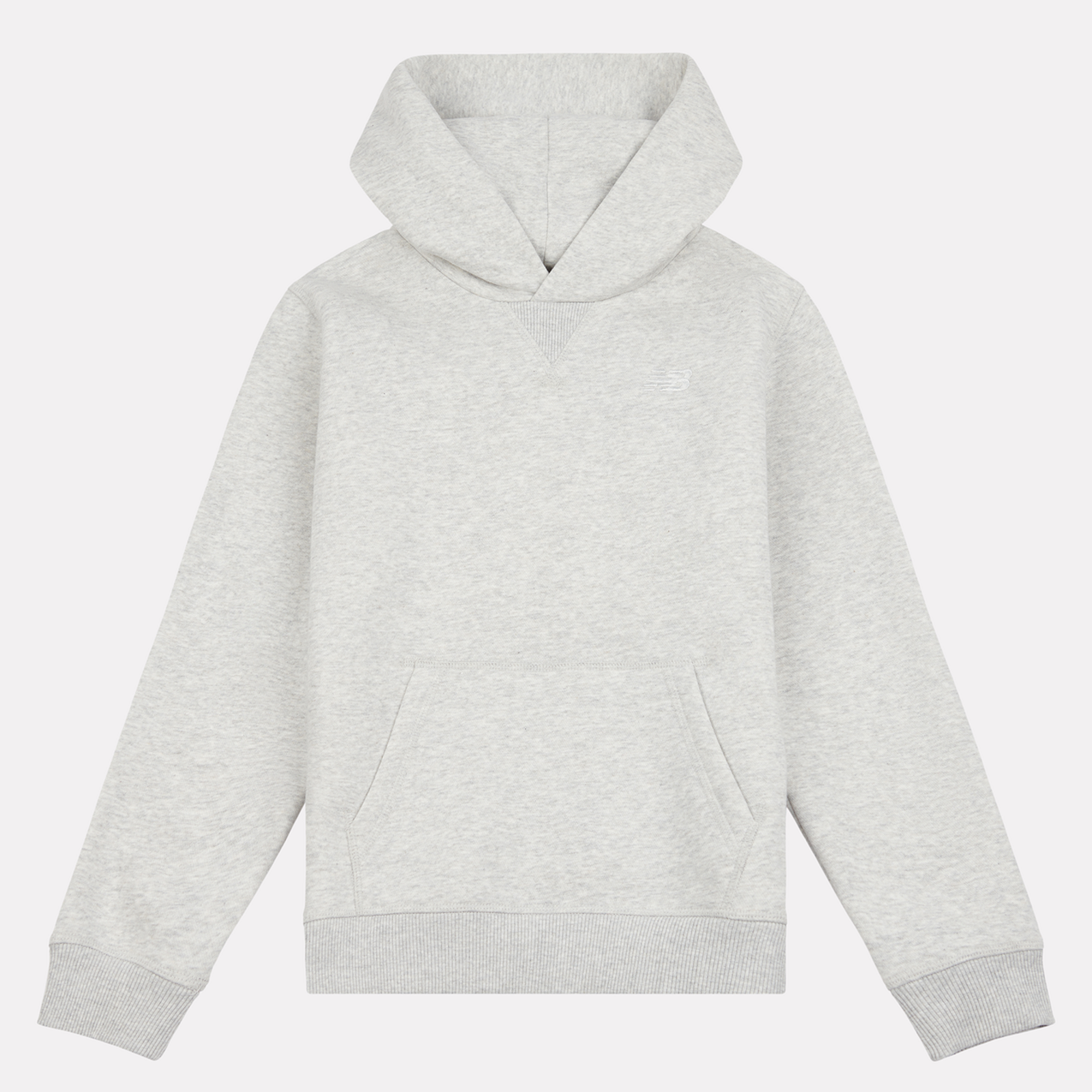 New Balance B New Balance French Terry Small Logo Hoodie in GRAU