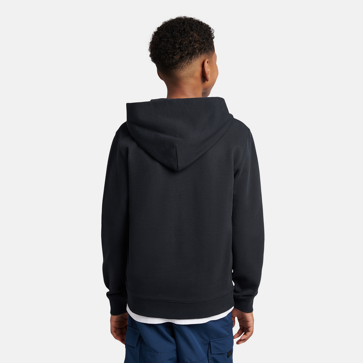 New Balance B New Balance French Terry Small Logo FZ Hoodie in SCHWARZ