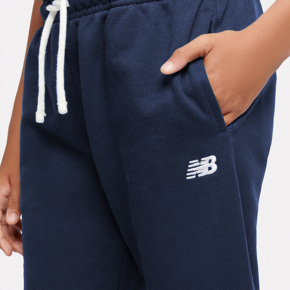 New Balance B New Balance French Terry Small Logo Jogger in