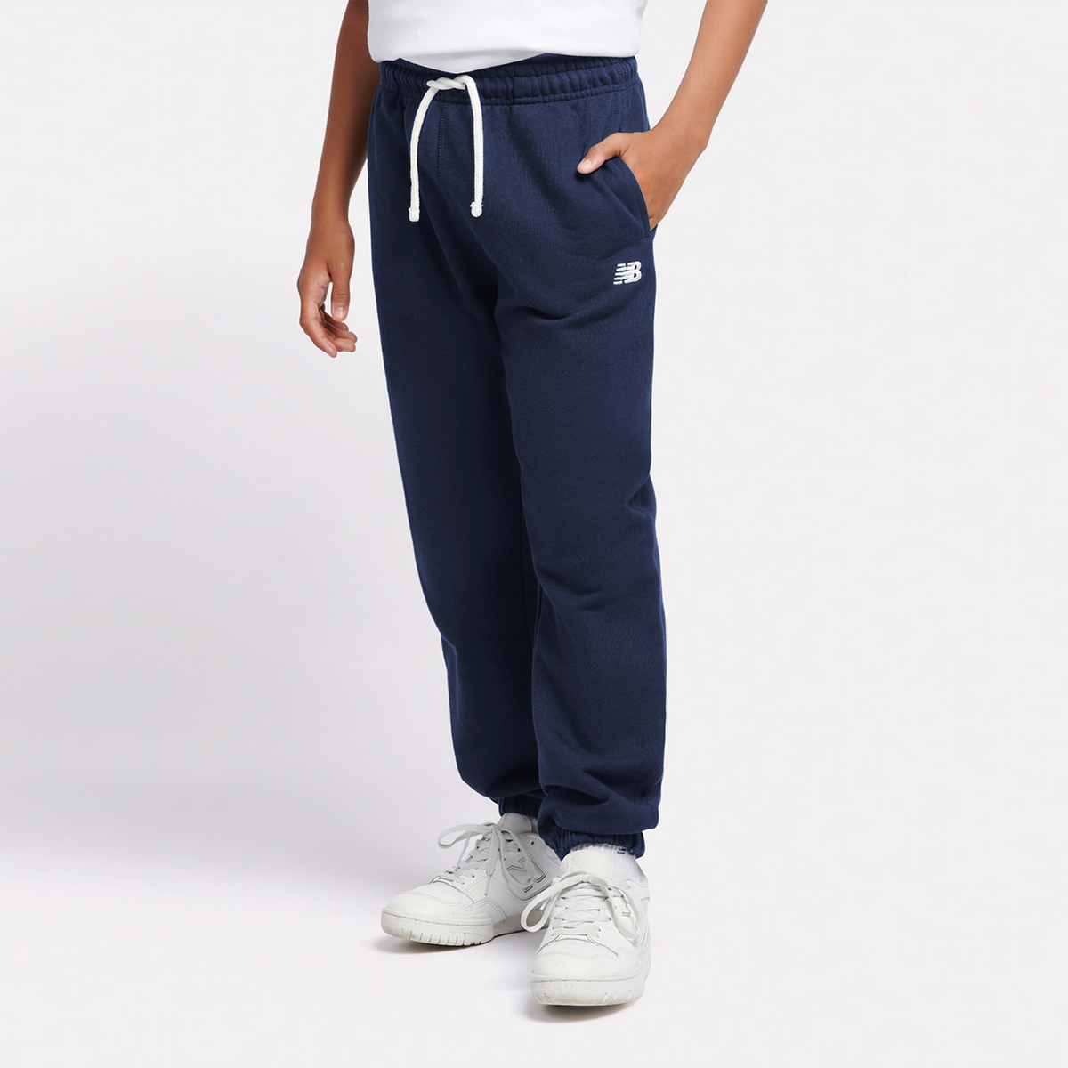 New Balance B New Balance French Terry Small Logo Jogger in