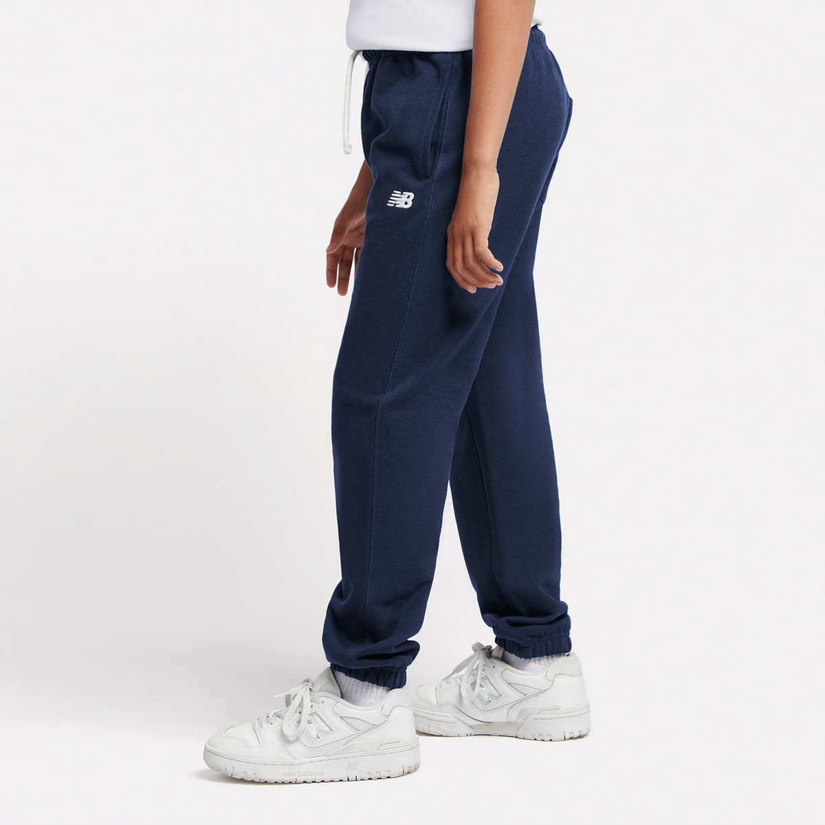 New Balance B New Balance French Terry Small Logo Jogger in
