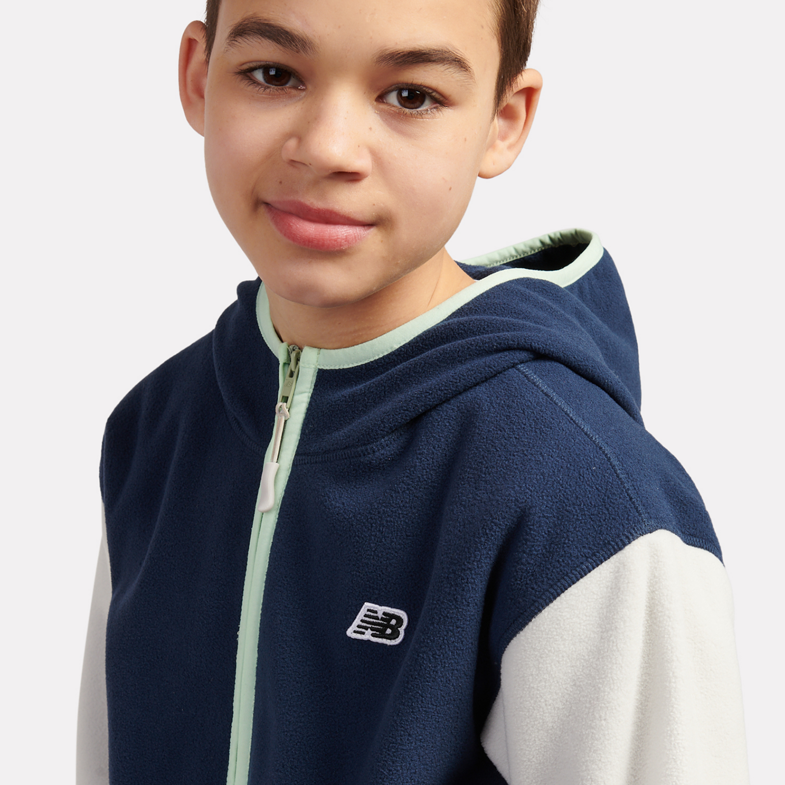 New Balance B NB PREMIUM PANELLED FLEECE JACKET in