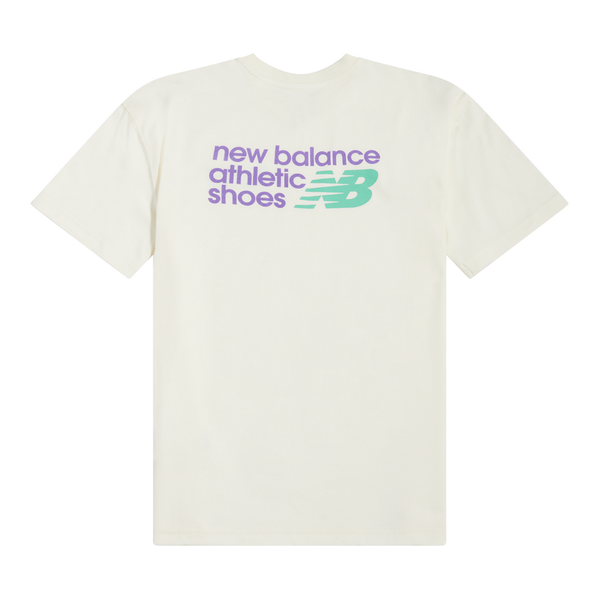 New Balance B NB Athletics Relaxed Premium Graphic Tee in WEISS