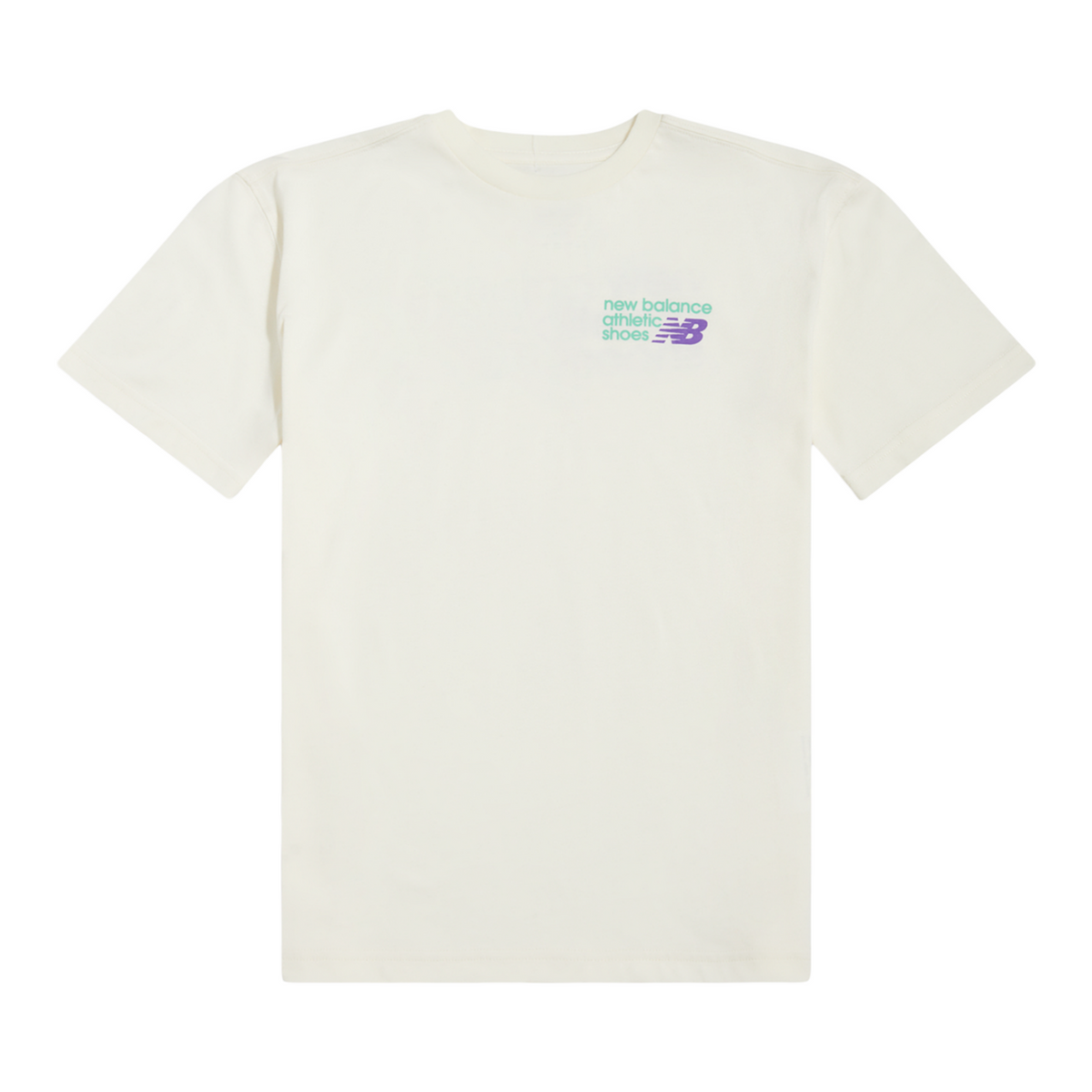 New Balance B NB Athletics Relaxed Premium Graphic Tee in WEISS