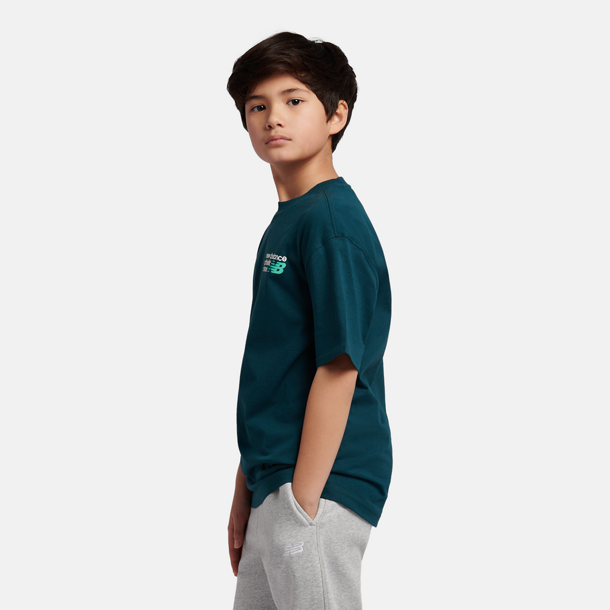 New Balance B NB Athletics Relaxed Premium Graphic Tee in