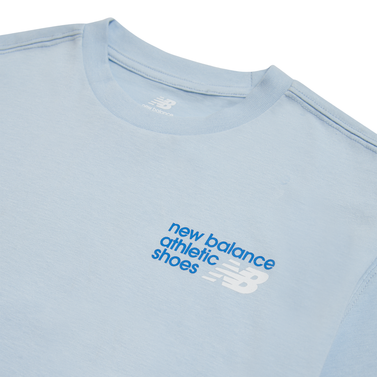 New Balance B NB Athletics Relaxed Premium Graphic Tee in BLAU