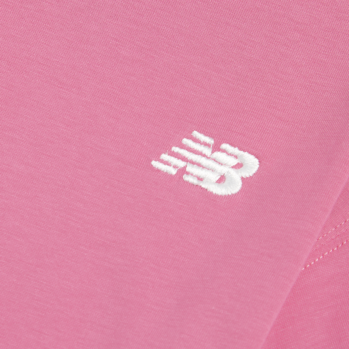 New Balance G New Balance Jersey Small Logo Tee in PINK