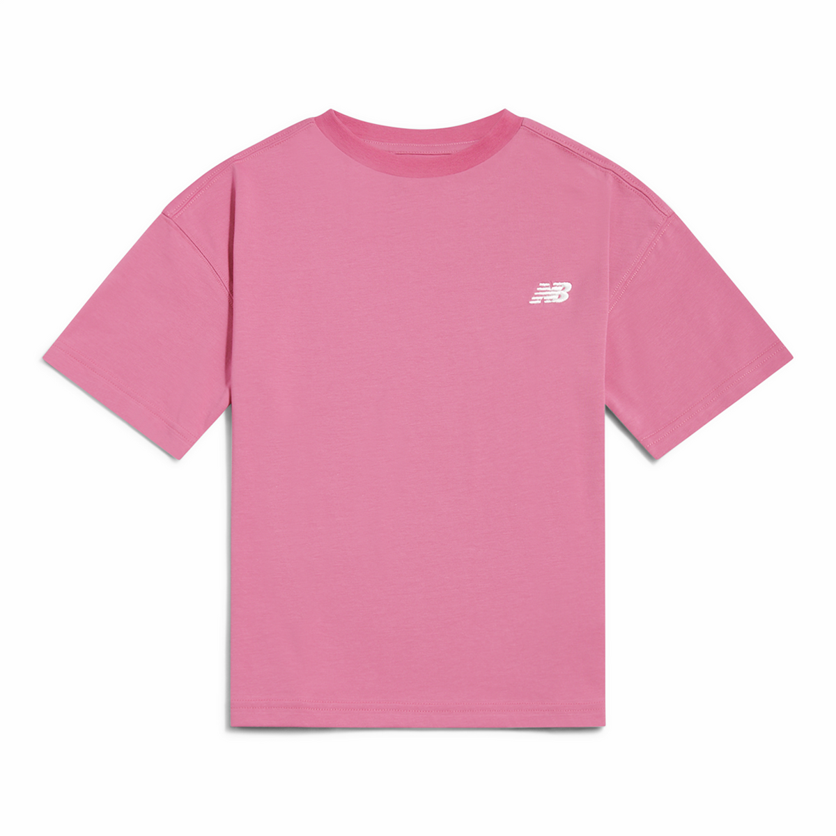 New Balance G New Balance Jersey Small Logo Tee in PINK