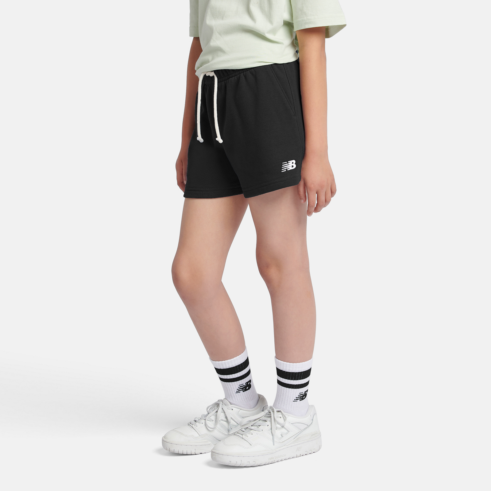 New Balance G New Balance French Terry Small Logo Short in