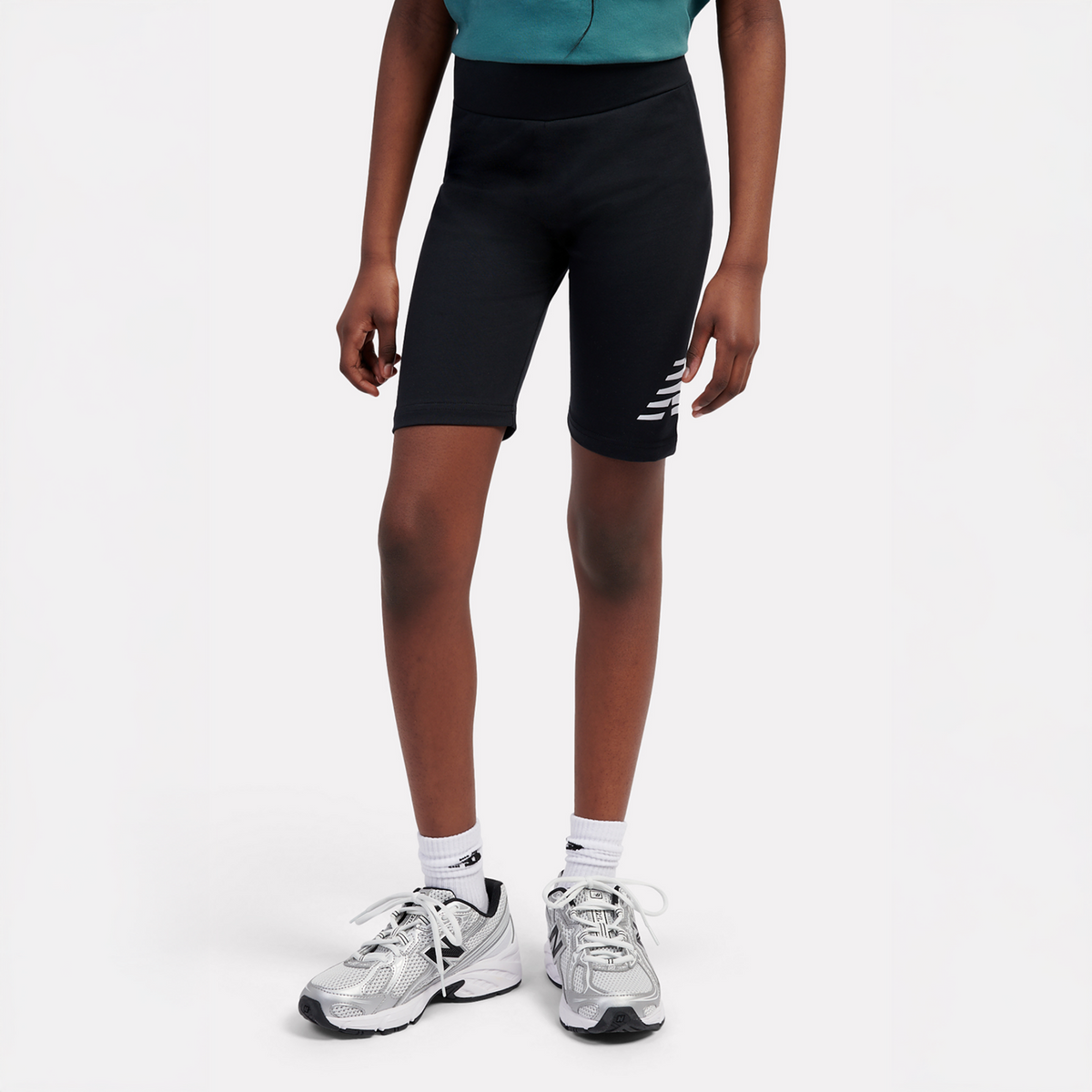 New Balance G Stacked Logo Cycle Short in