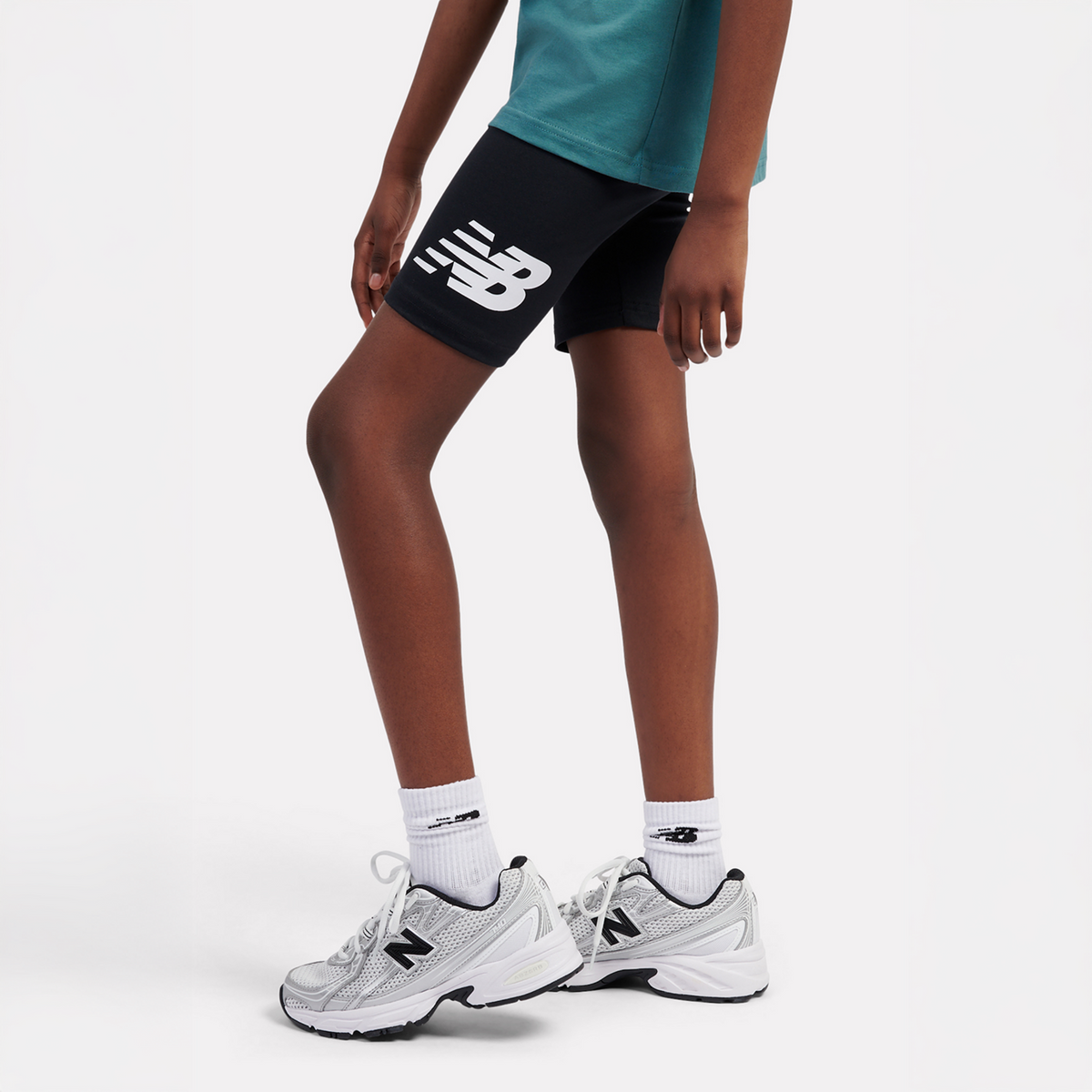 New Balance G Stacked Logo Cycle Short in