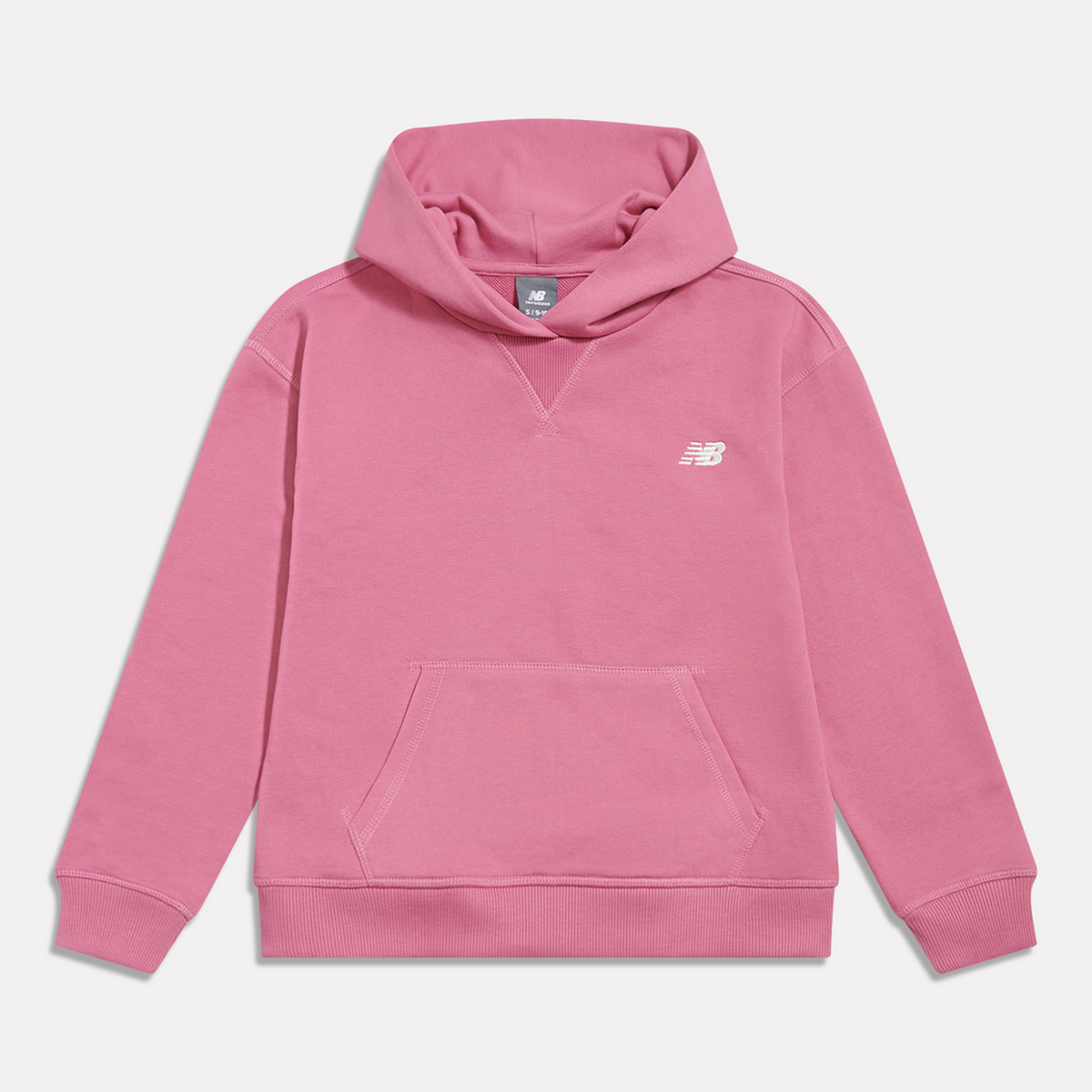 New Balance G New Balance French Terry Small Logo Hoodie in PINK