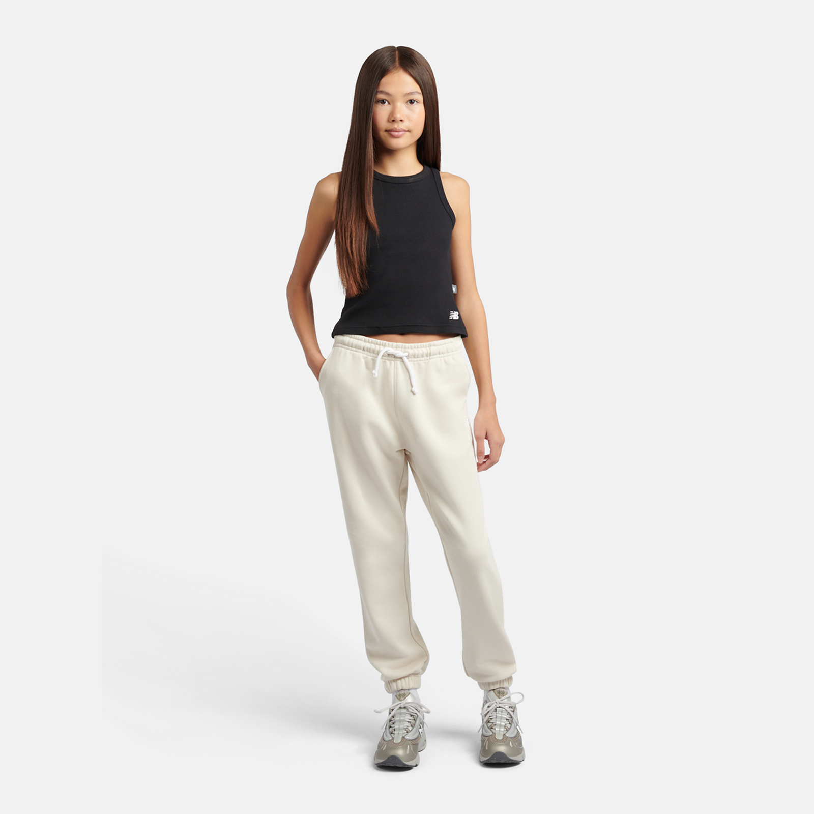 New Balance G New Balance French Terry Small Logo Jogger in