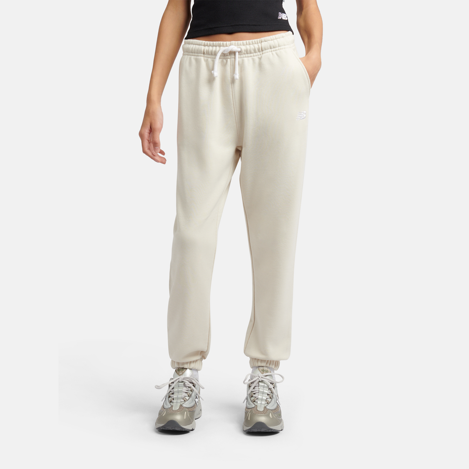 New Balance G New Balance French Terry Small Logo Jogger in