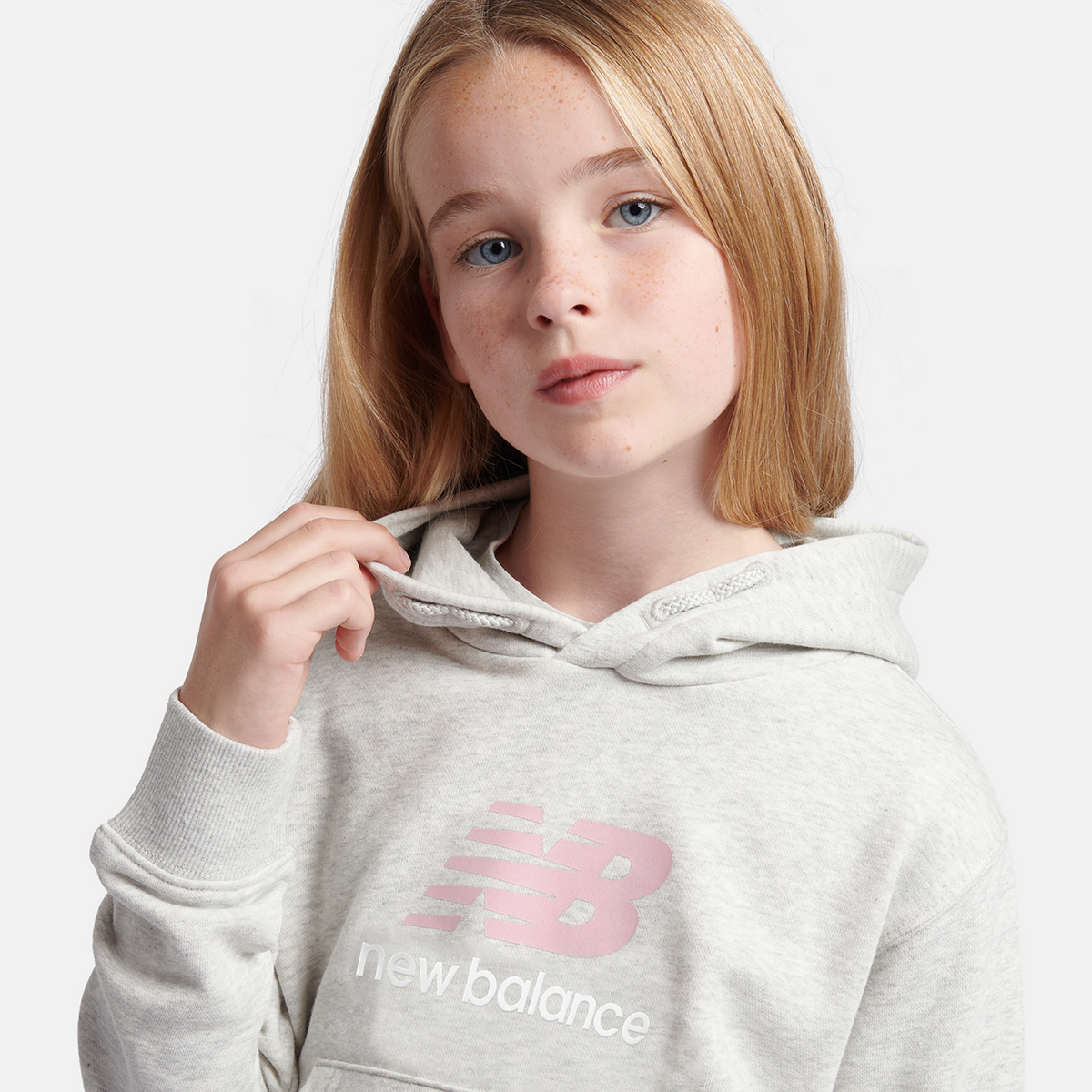 New Balance G NEW BALANCE FT STACKED LOGO HOODIE in