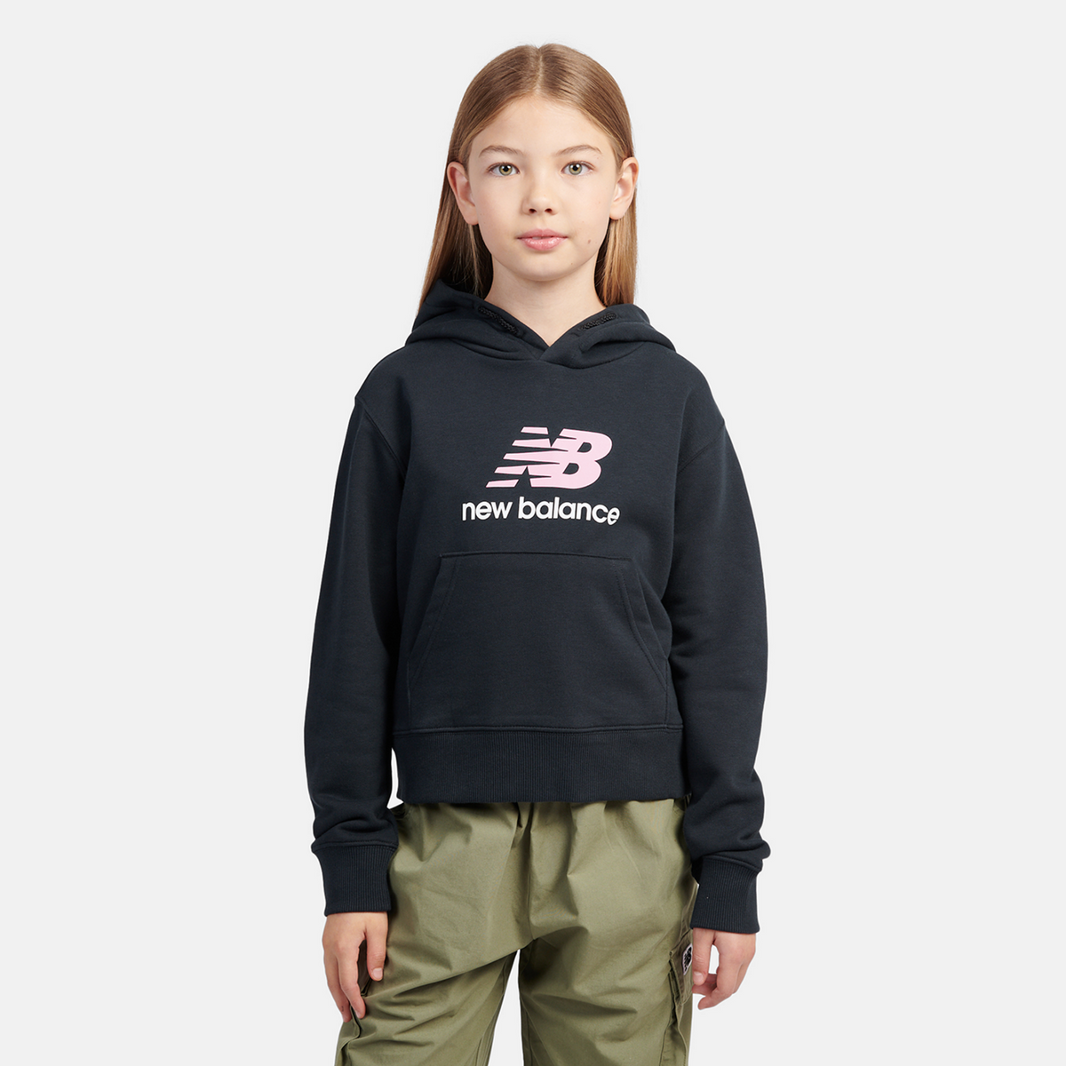 New Balance G NEW BALANCE FT STACKED LOGO HOODIE in