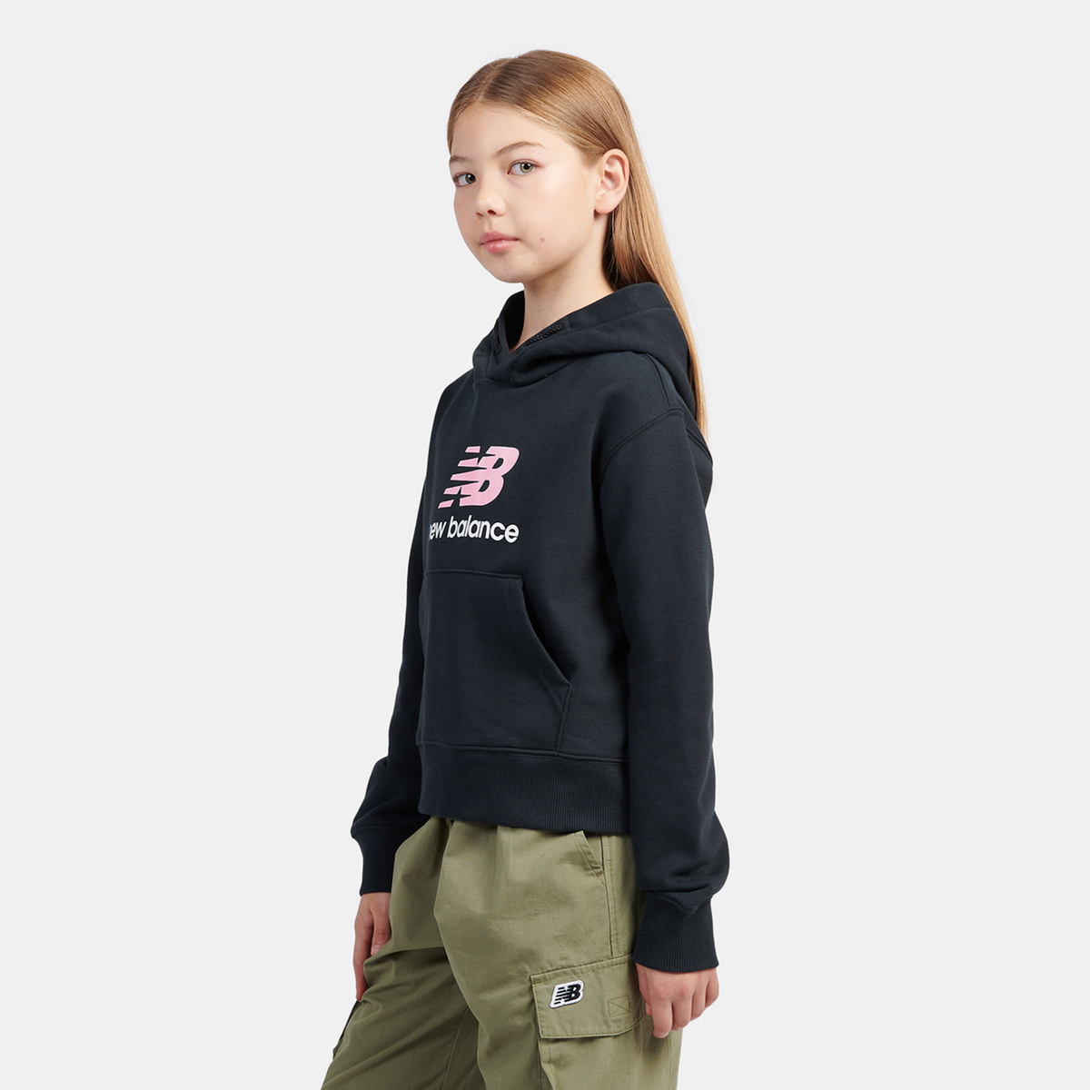 New Balance G NEW BALANCE FT STACKED LOGO HOODIE in