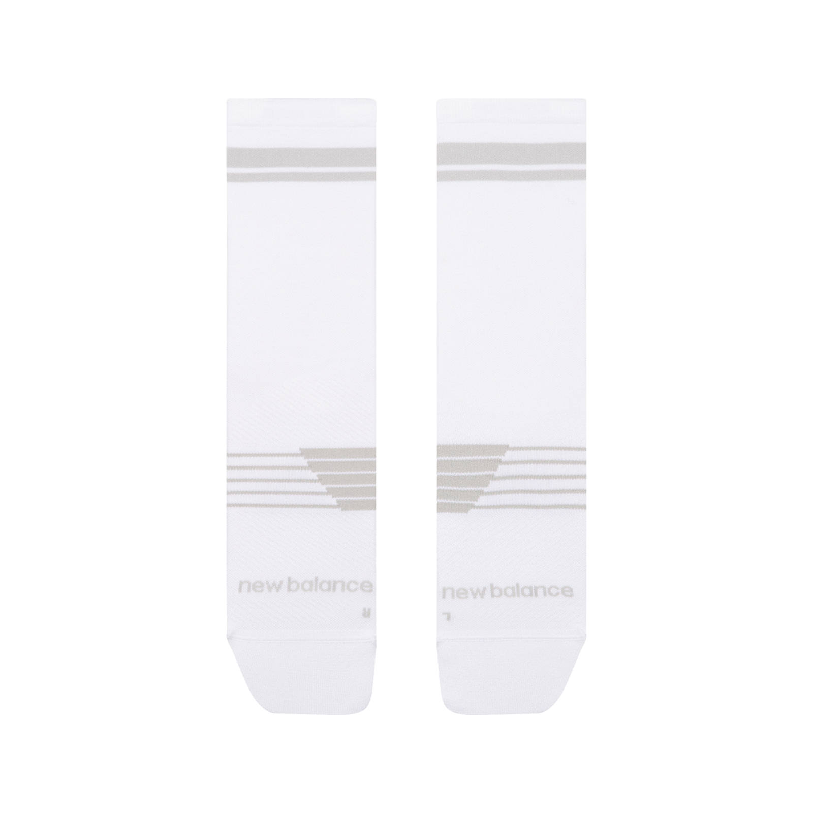New Balance Pro Run Crew Socks 1 Pair in WEISS