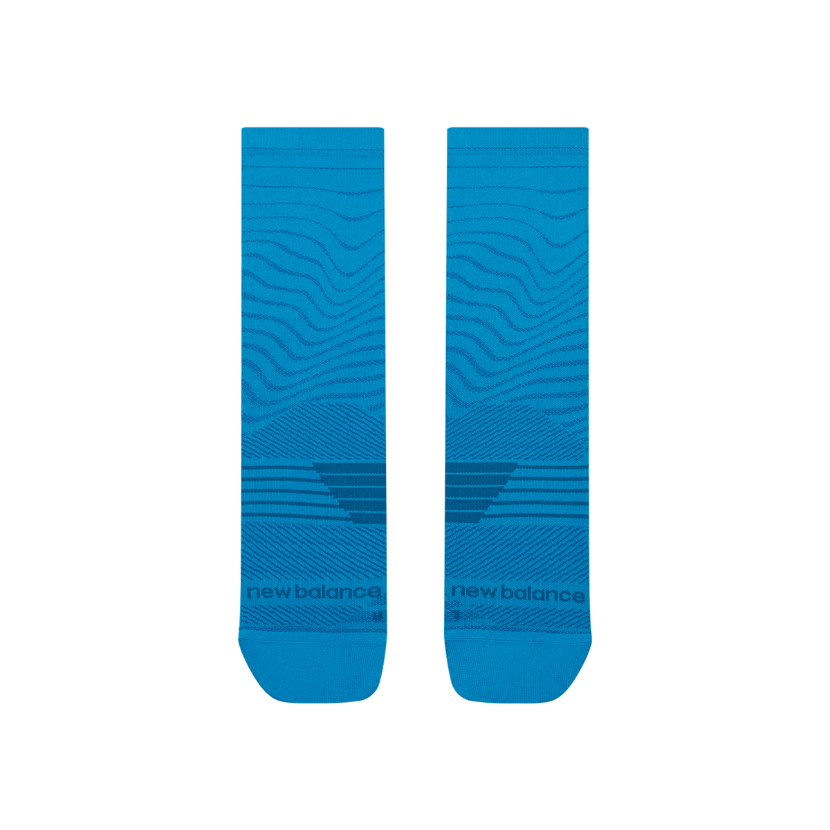 New Balance Pro Run Crew Socks 1 Pair in BLAU