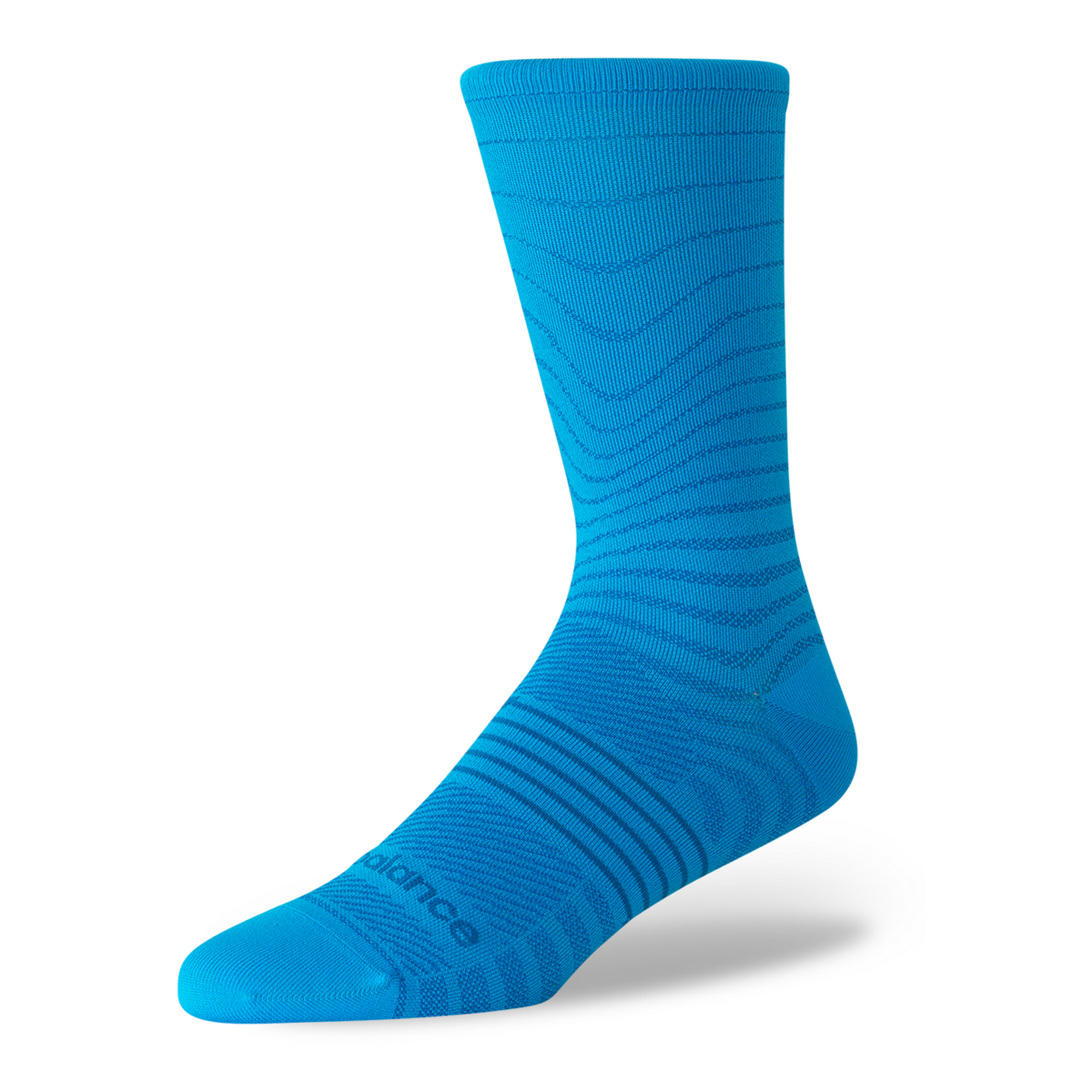 New Balance Pro Run Crew Socks 1 Pair in BLAU