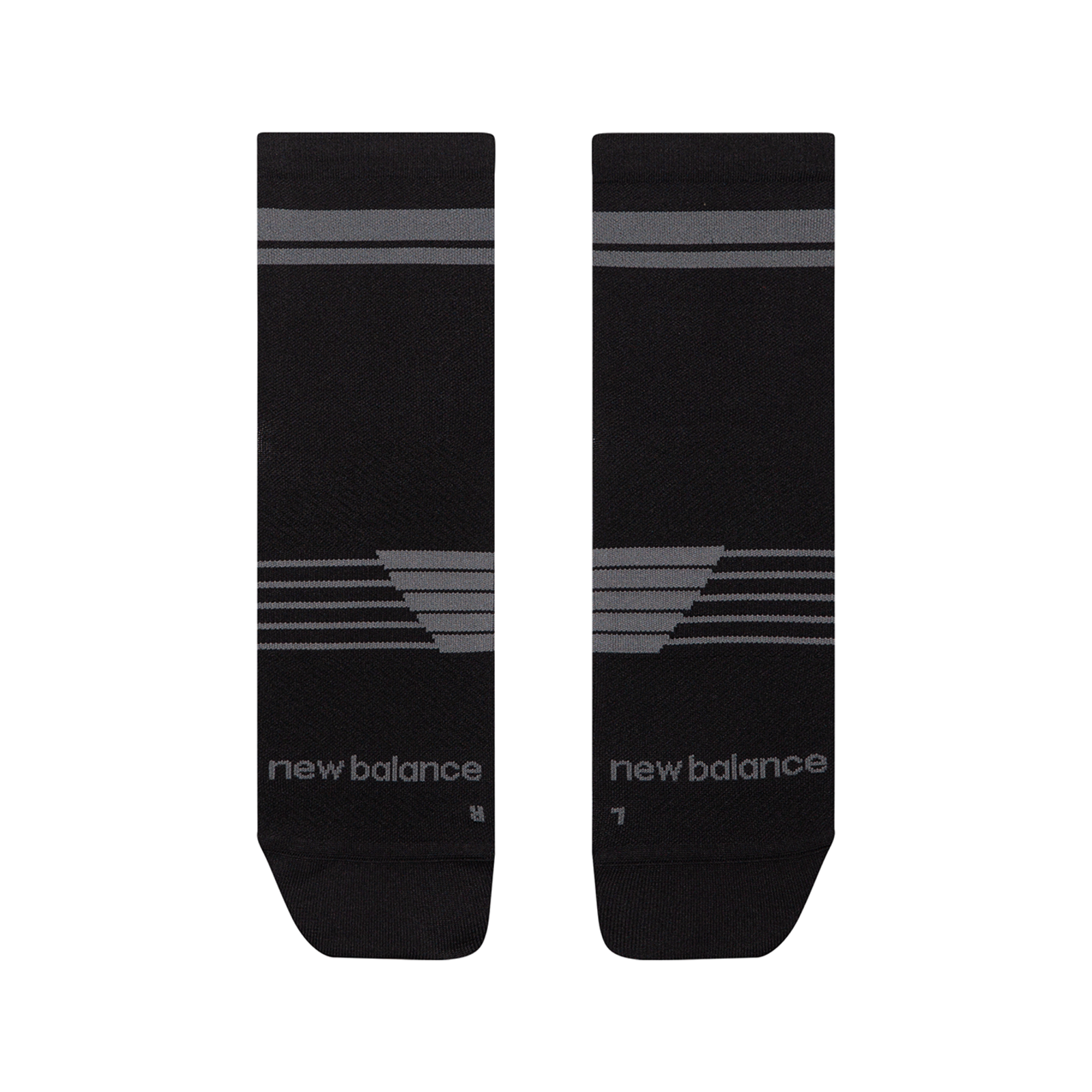 New Balance Pro Run Quarter Socks 1 Pair in SCHWARZ