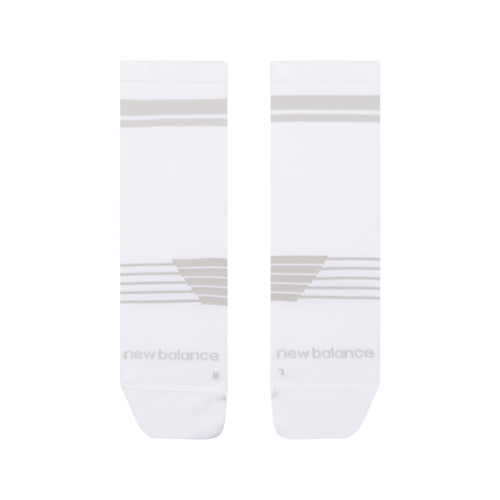 New Balance Pro Run Quarter Socks 1 Pair in WEISS