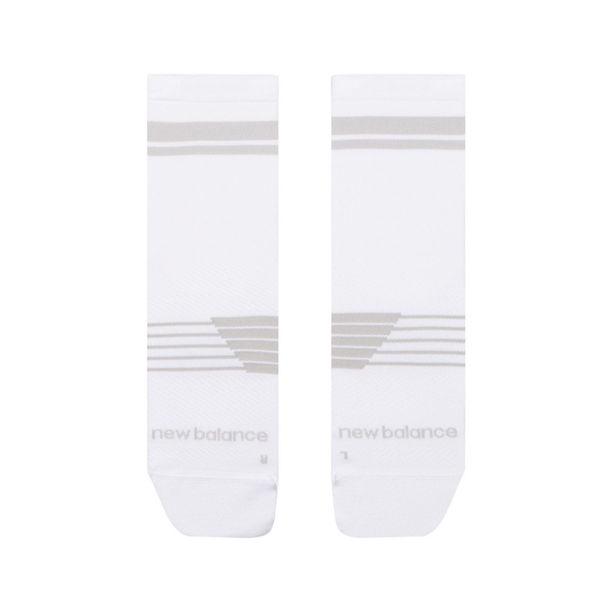 New Balance Pro Run Quarter Socks 1 Pair in WEISS