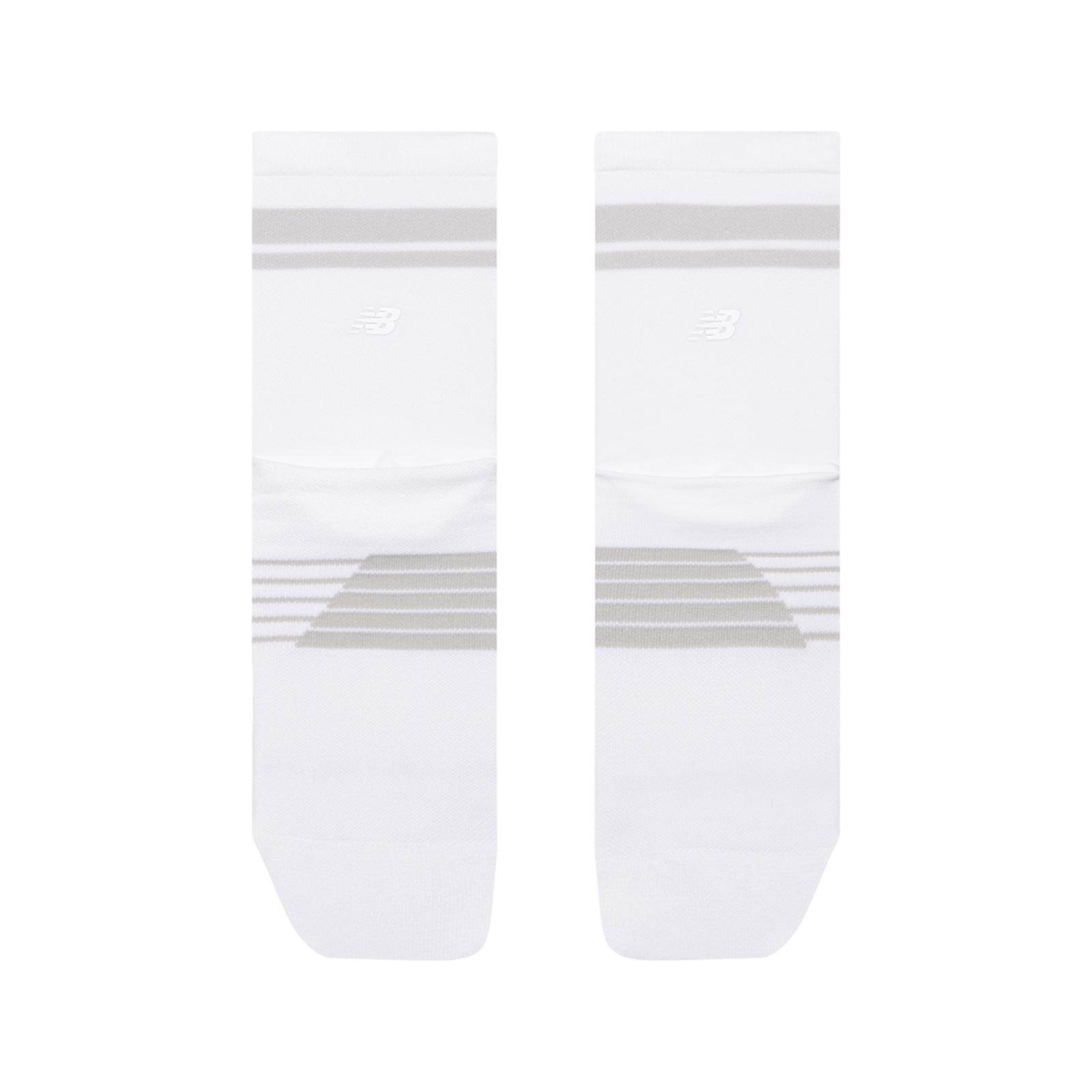 New Balance Pro Run Quarter Socks 1 Pair in WEISS