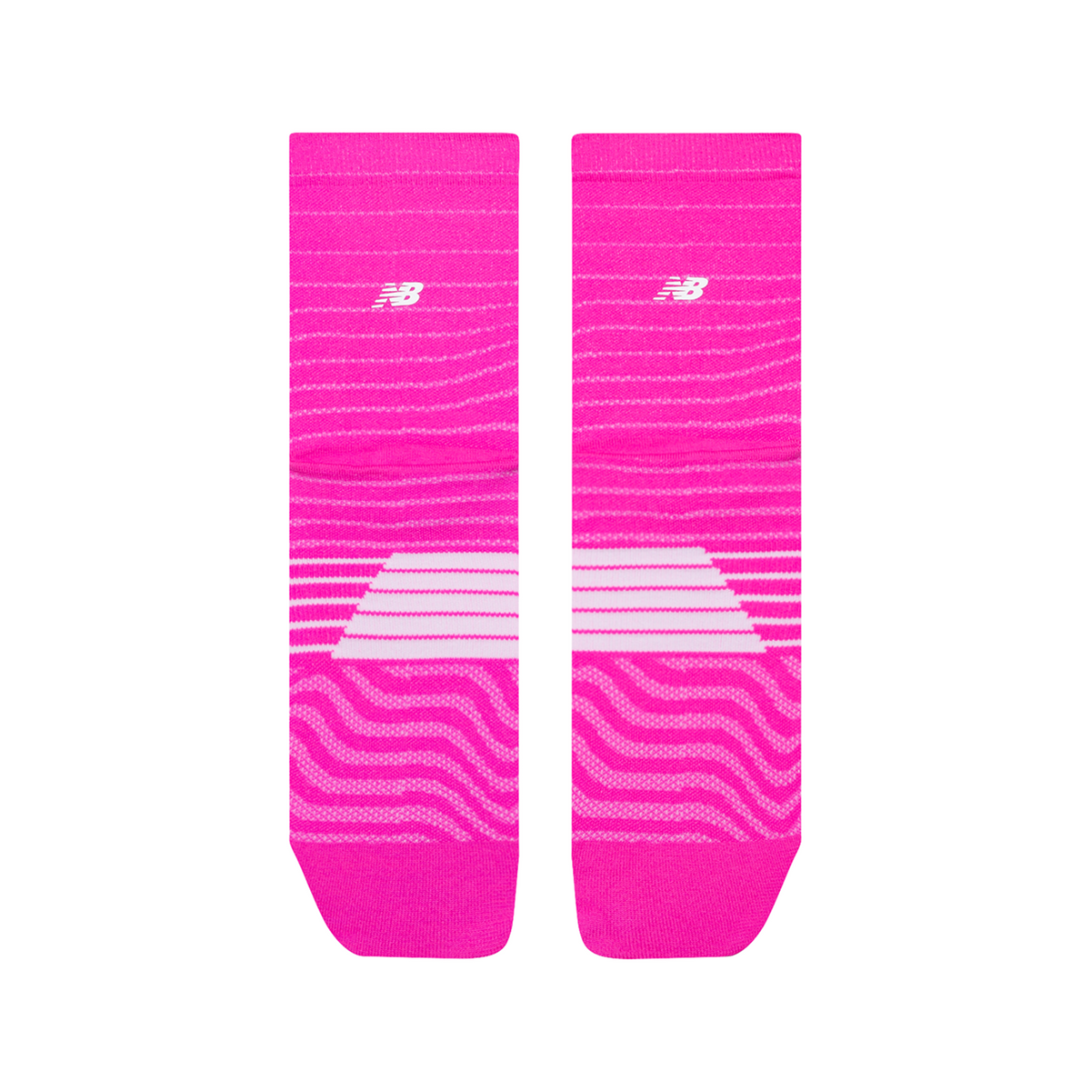New Balance Pro Run Quarter Socks 1 Pair in PINK