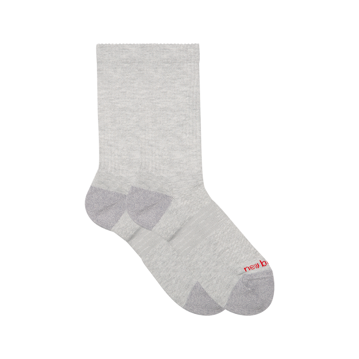 New Balance Active NB Premium Crew Socks 2 Pack in GRAU