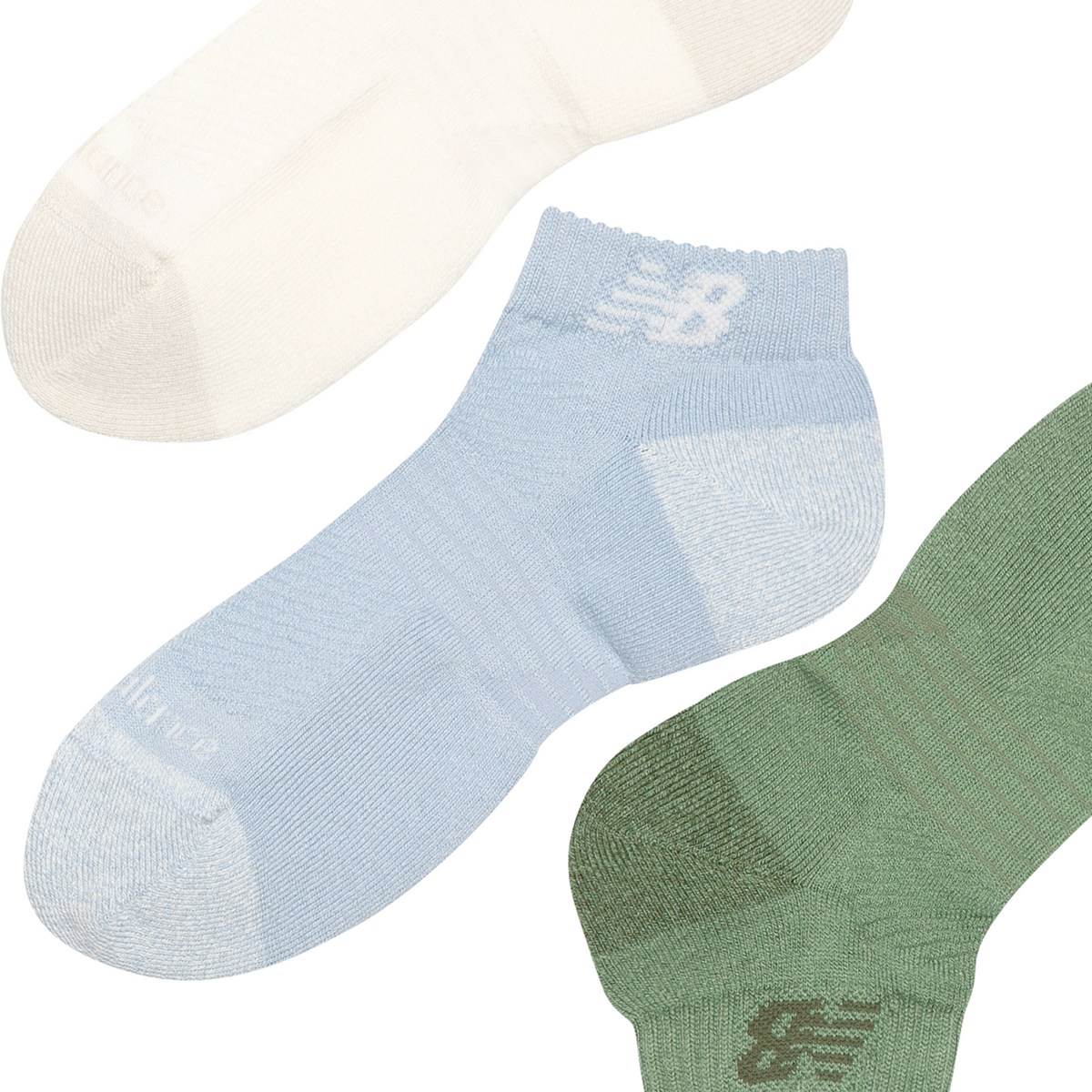 New Balance Active Low Cut Socks 3 Pack in MEHRFARBIG