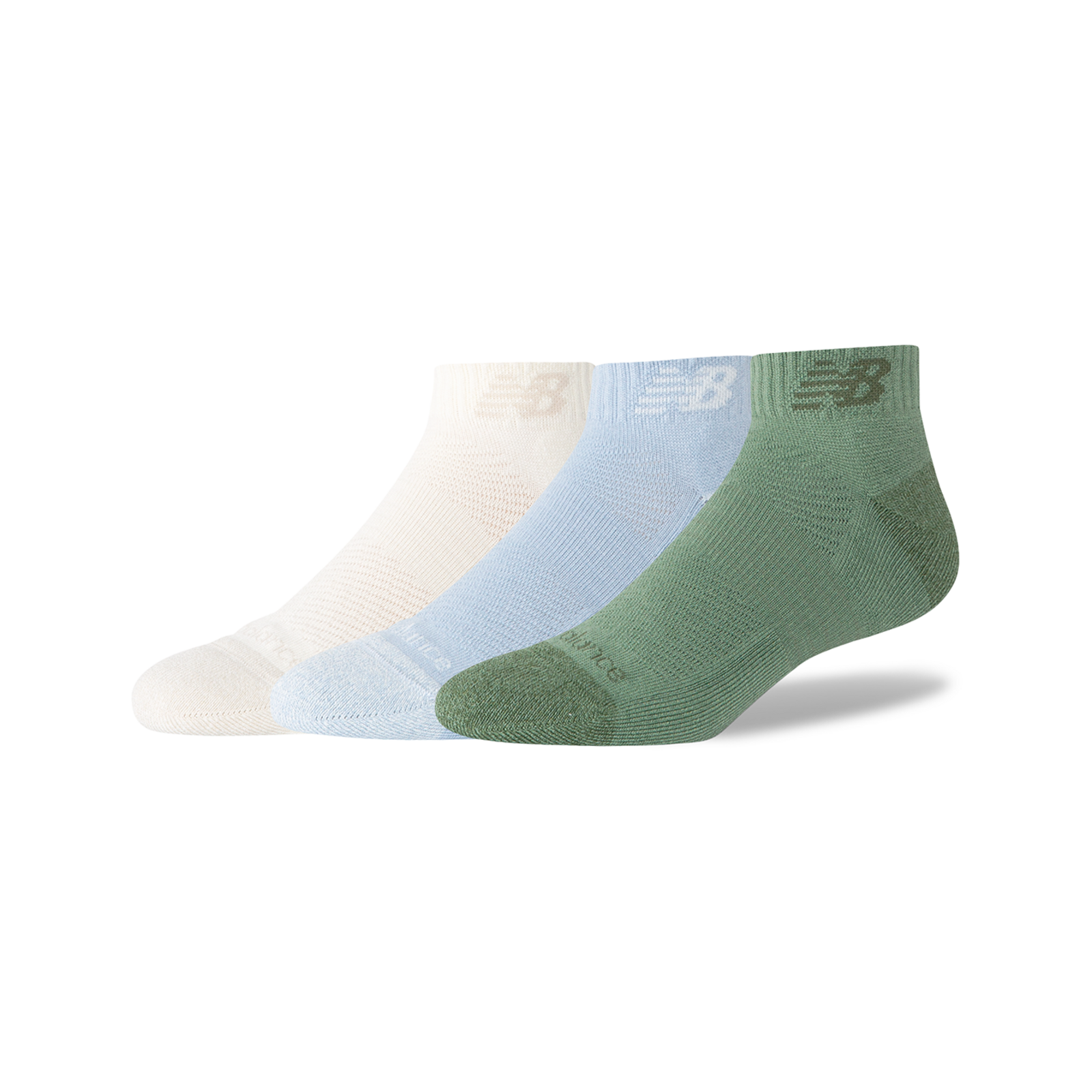 New Balance Active Low Cut Socks 3 Pack in MEHRFARBIG