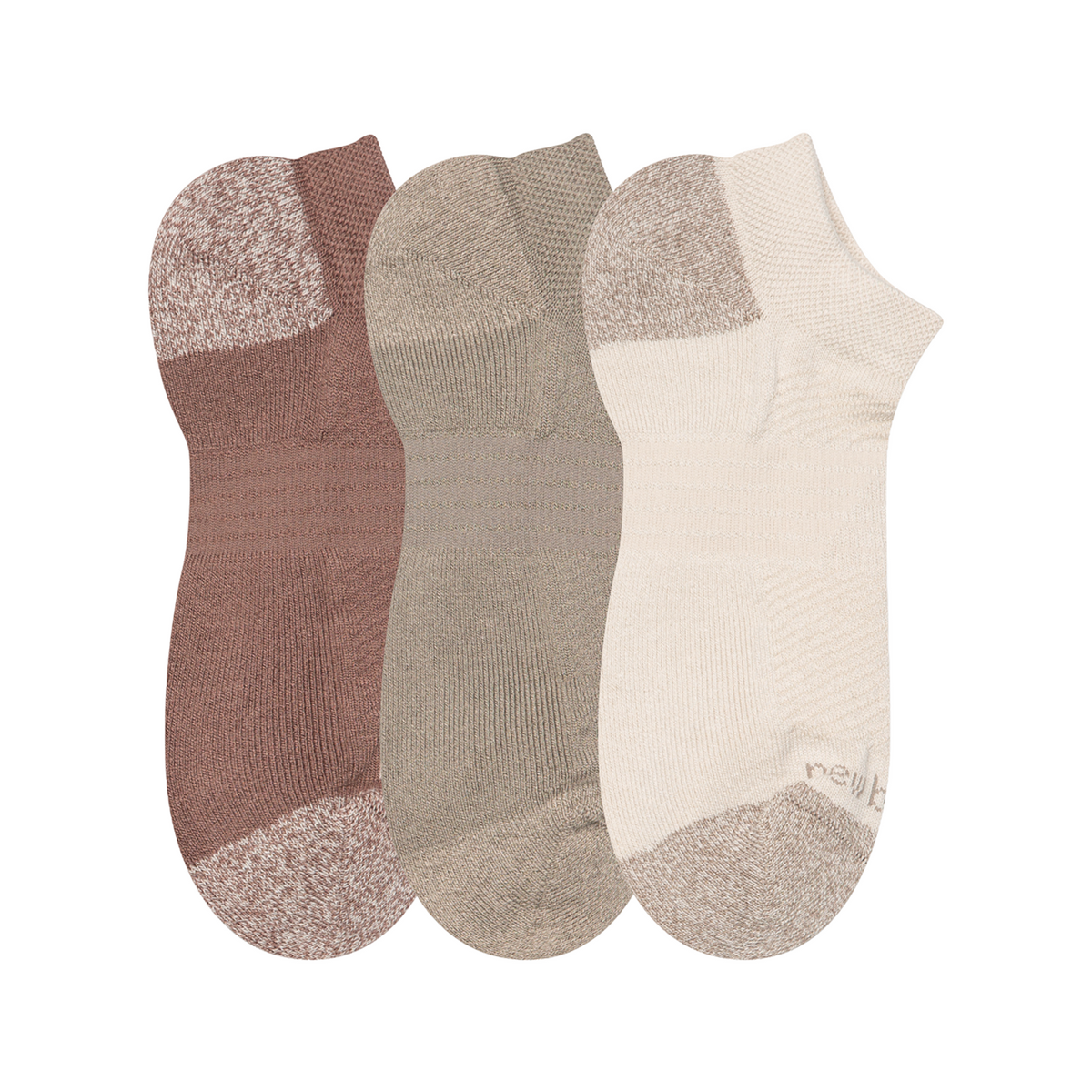New Balance Active No Show Socks 3 Pack in MEHRFARBIG